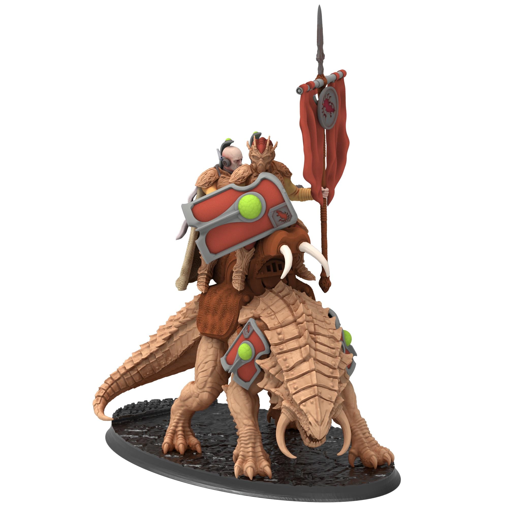 Bug Army - Warlord, great leader with banner - Proxywars