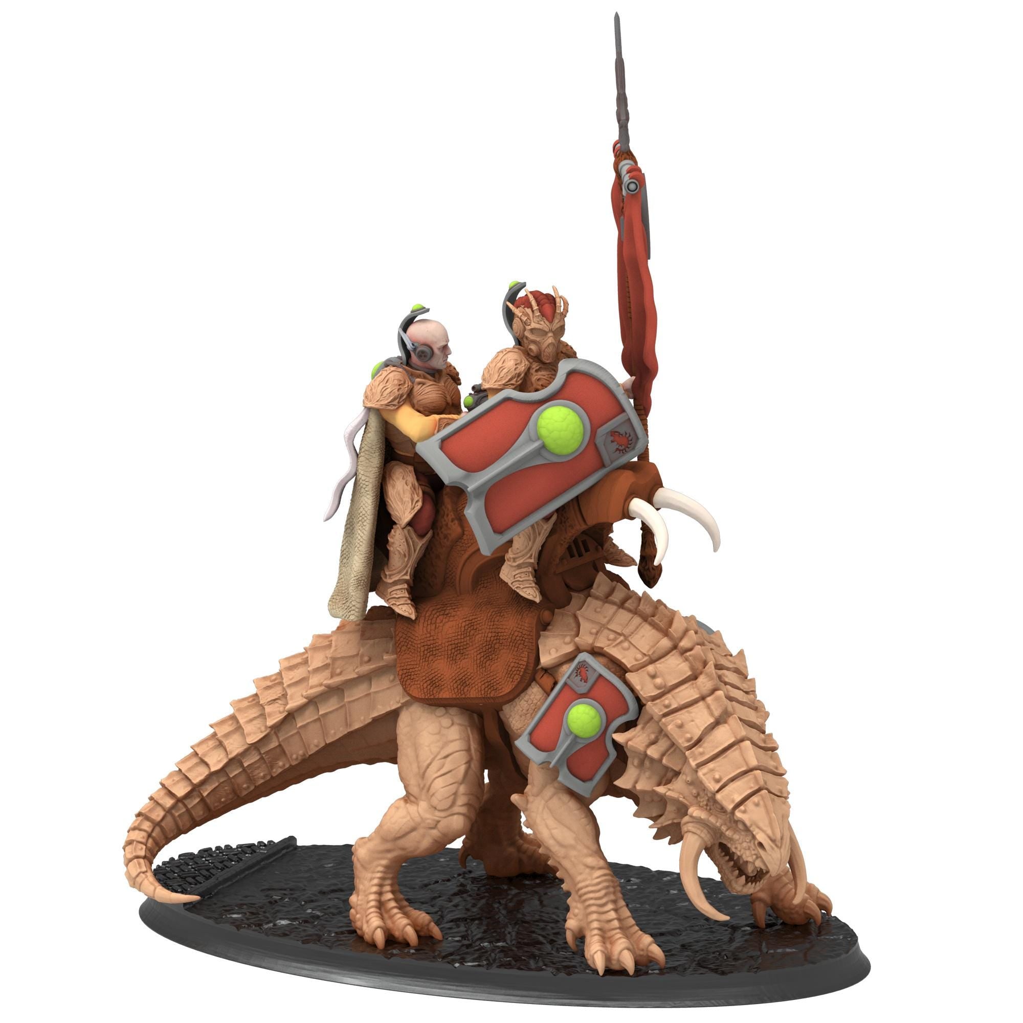Bug Army - Warlord, great leader with banner - Proxywars