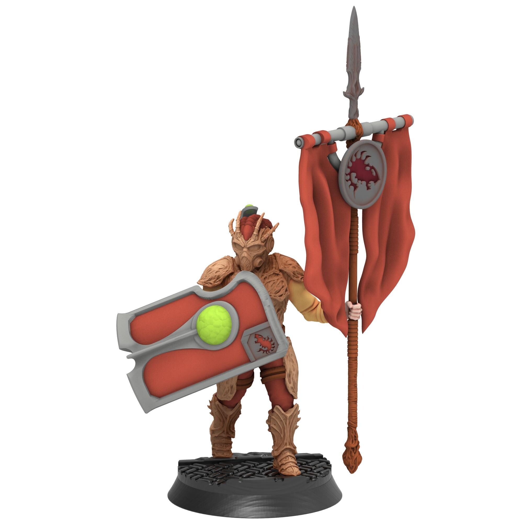 Bug Army - Warlord, great leader with banner - Proxywars