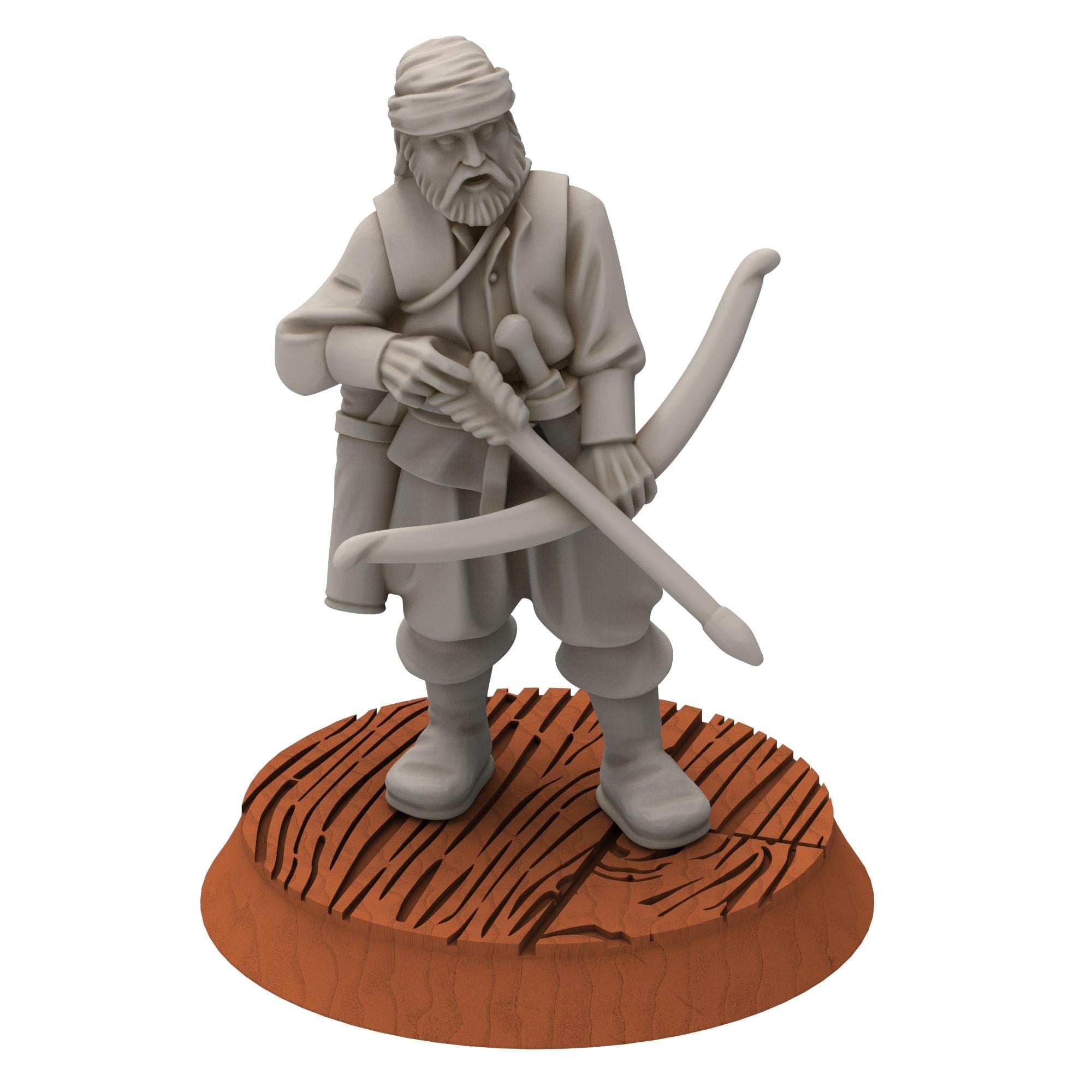 Corsairs - Pirates Archers - Draxis - Medbury miniatures
