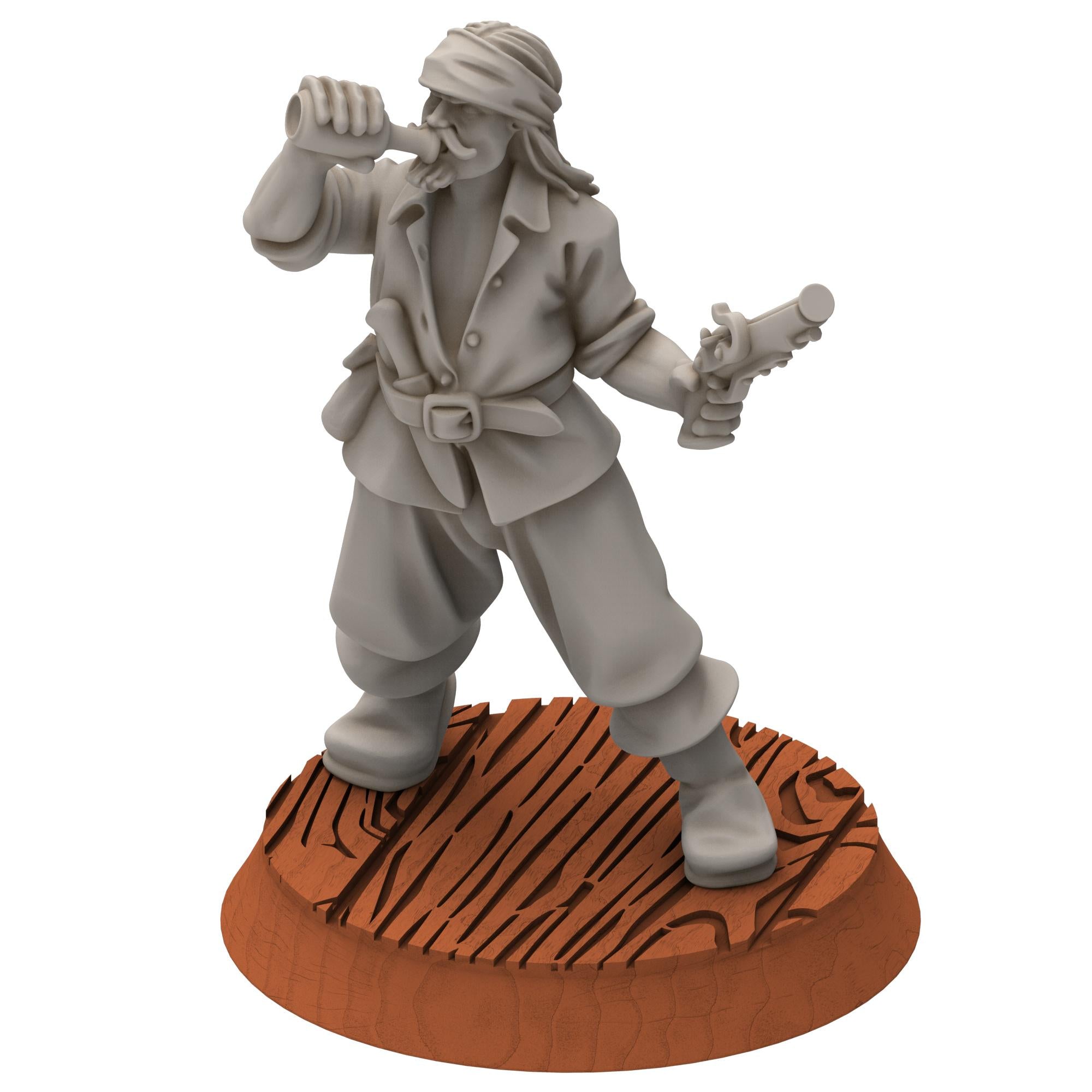 Corsairs - Drinking Pirates - Draxis - Medbury miniatures