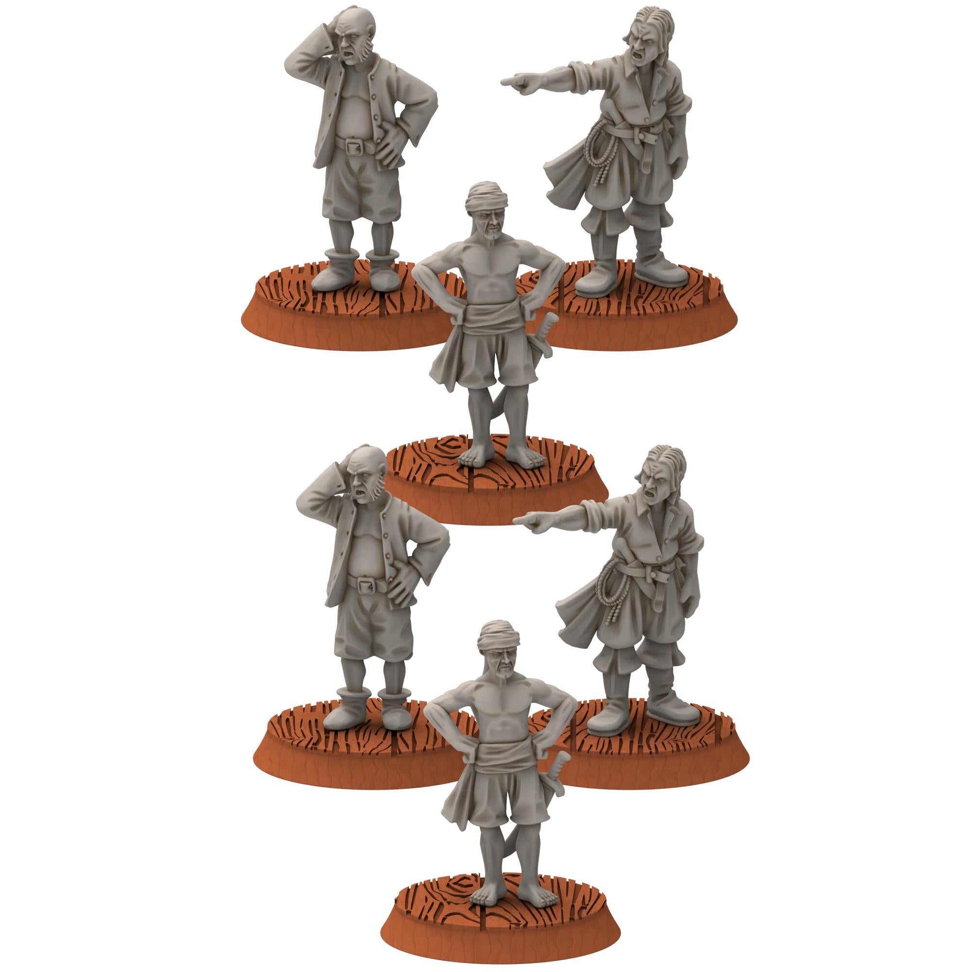 Corsairs - Pirates Crew - Draxis - Medbury miniatures
