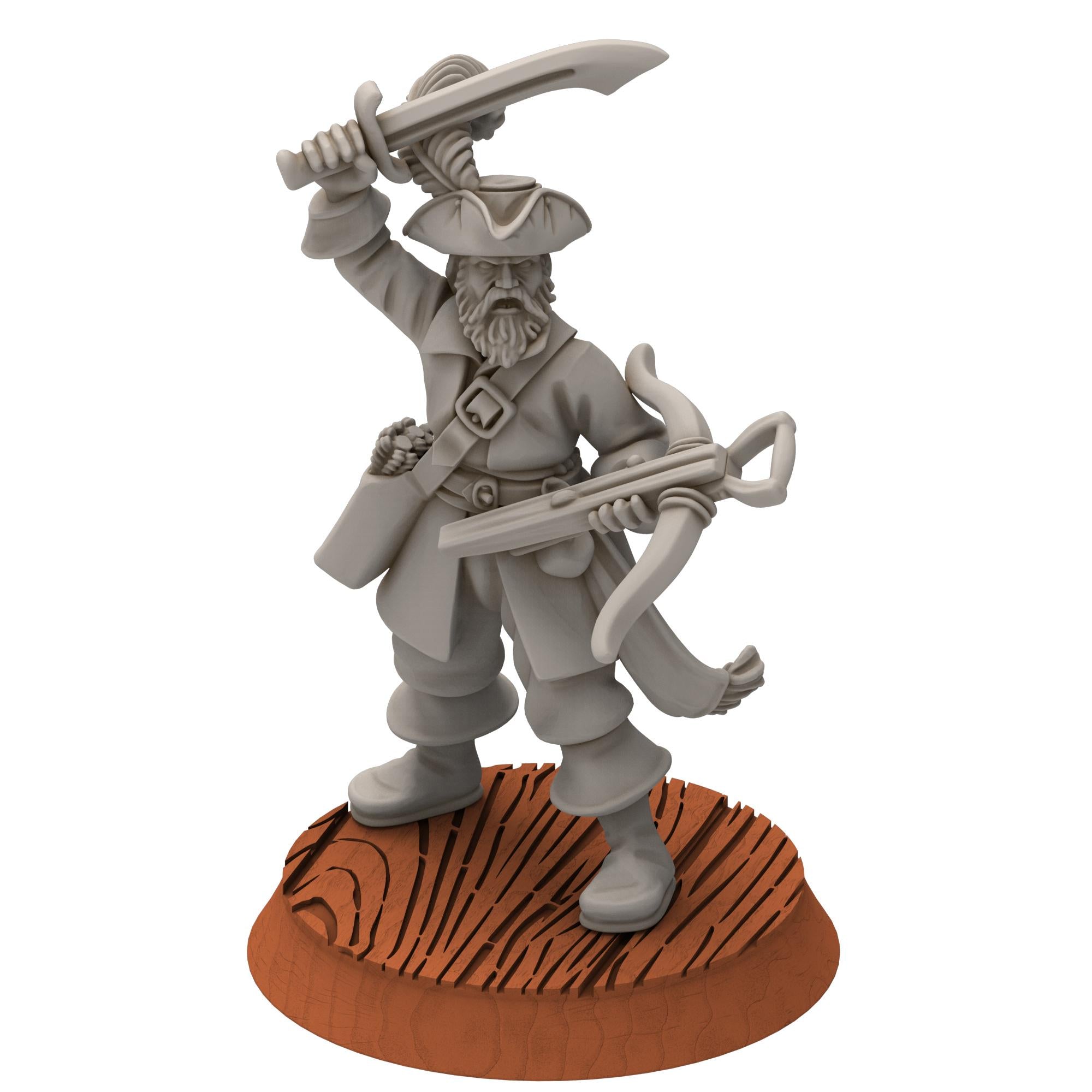 Corsairs - Pirates Captains - Draxis - Medbury miniatures
