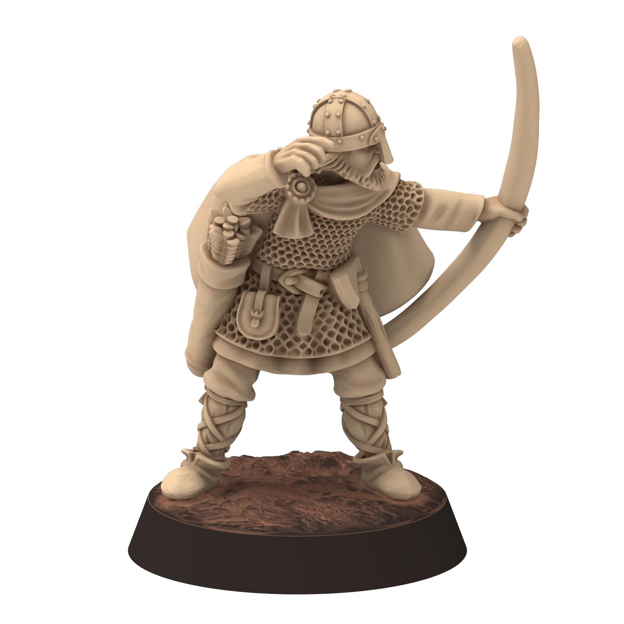 Dark ages - Saxons - Armoured Archers - Medbury miniature