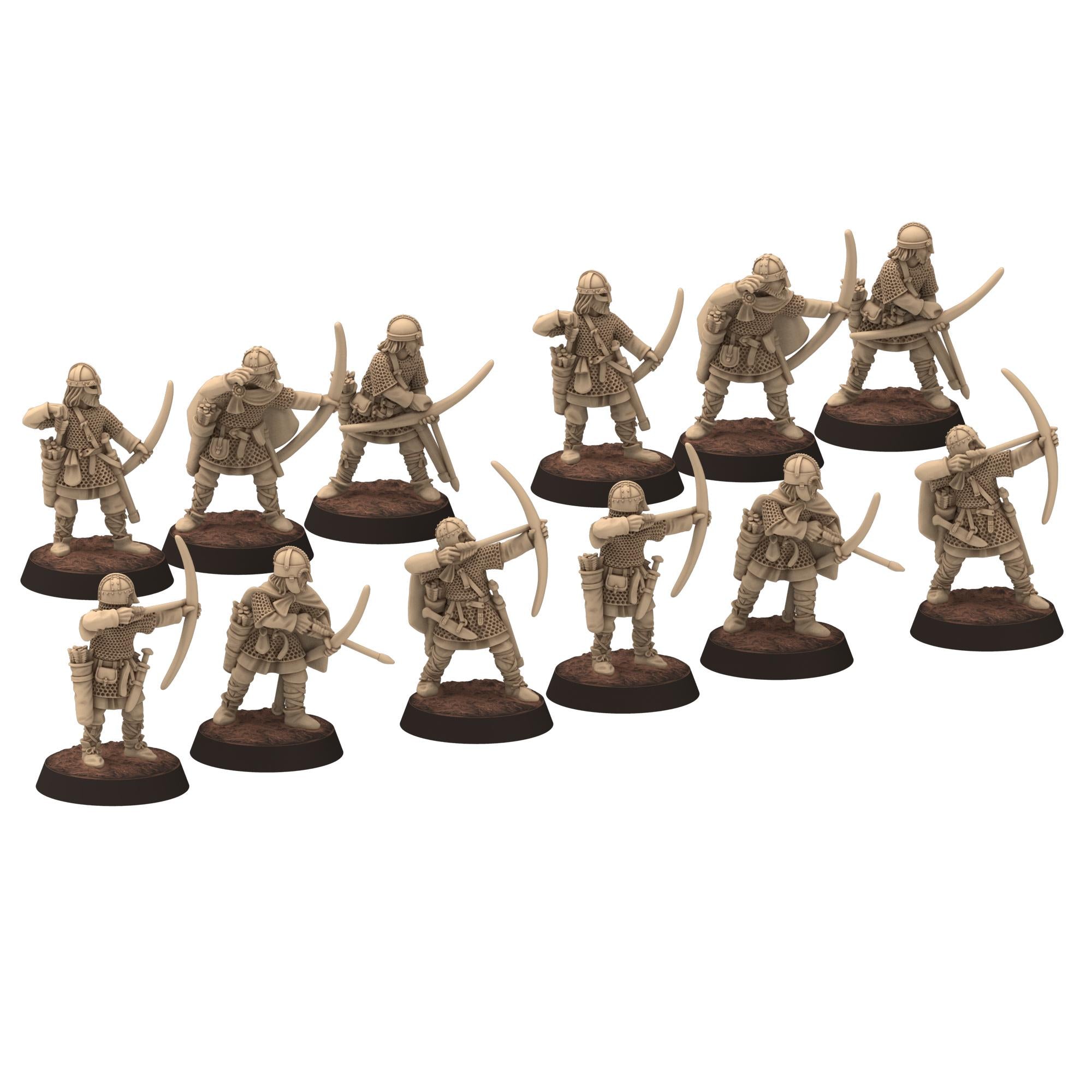 Dark ages - Saxons - Armoured Archers - Medbury miniature