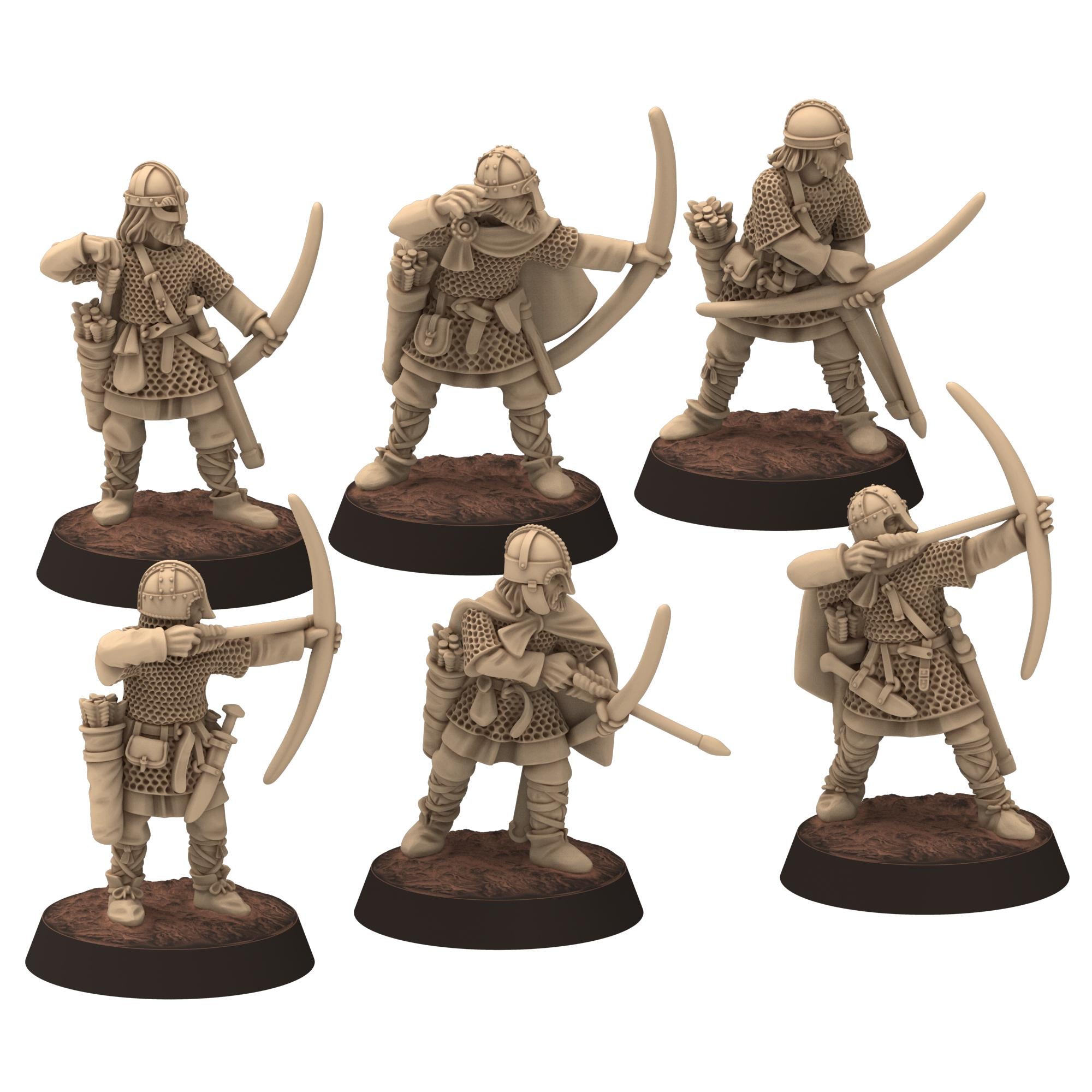 Dark ages - Saxons - Armoured Archers - Medbury miniature