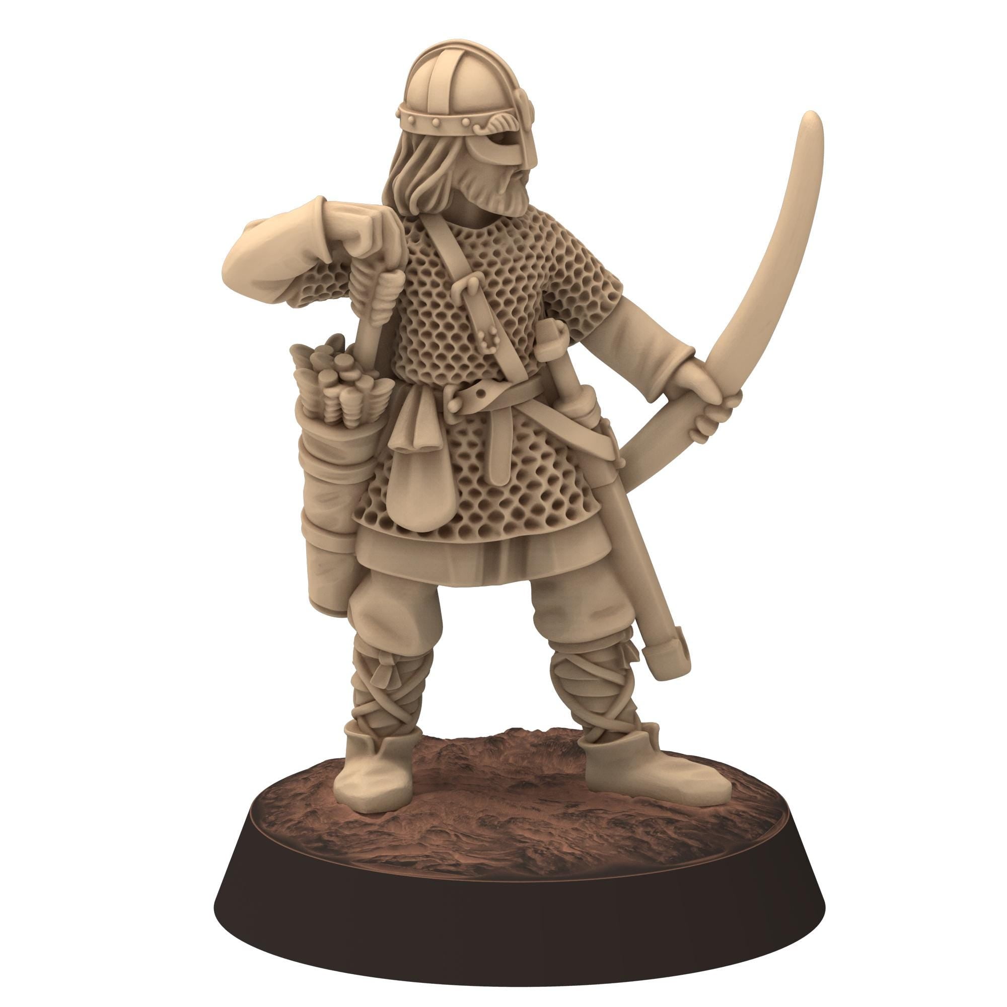 Dark ages - Saxons - Armoured Archers - Medbury miniature