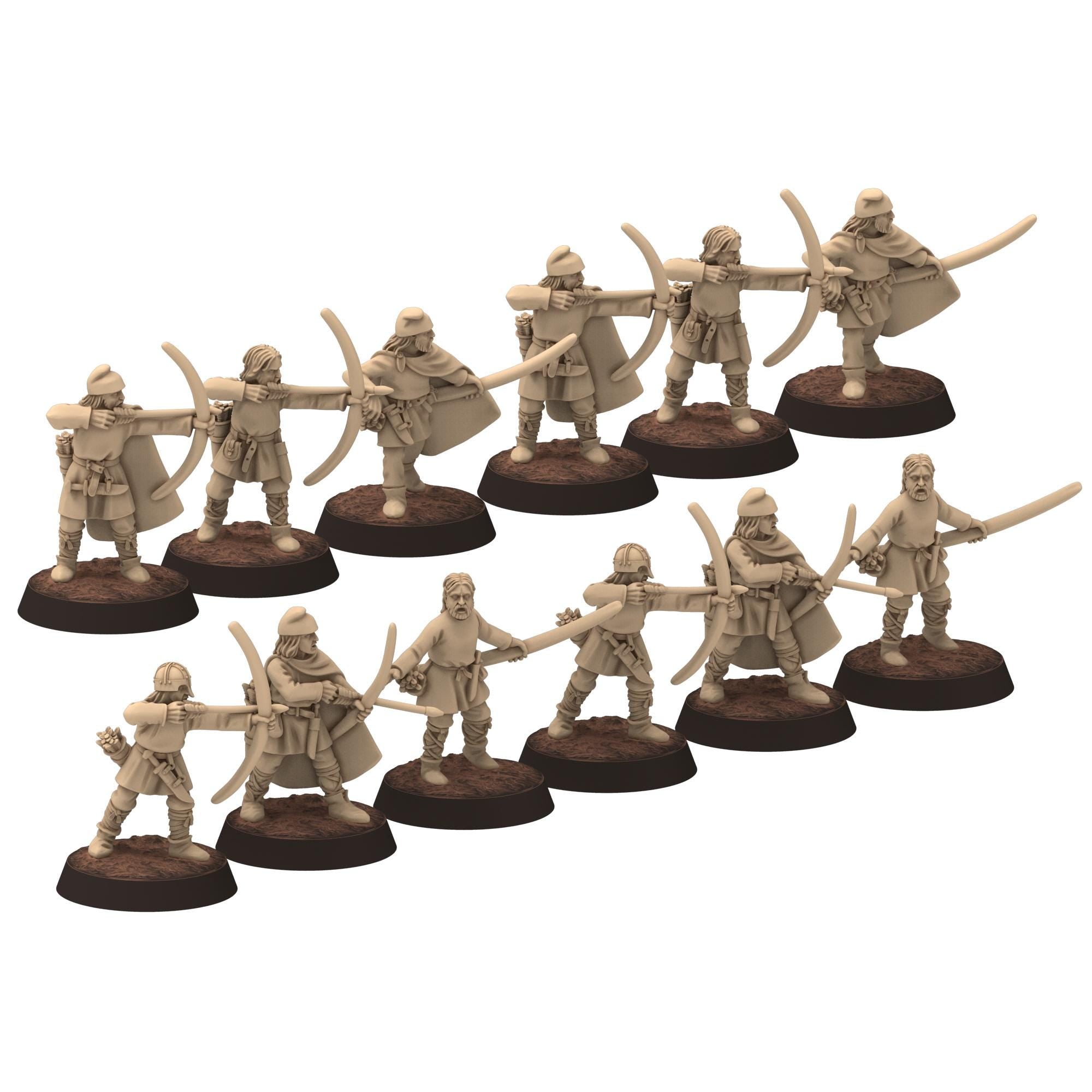 Dark ages - Saxons - Archers - Medbury miniature