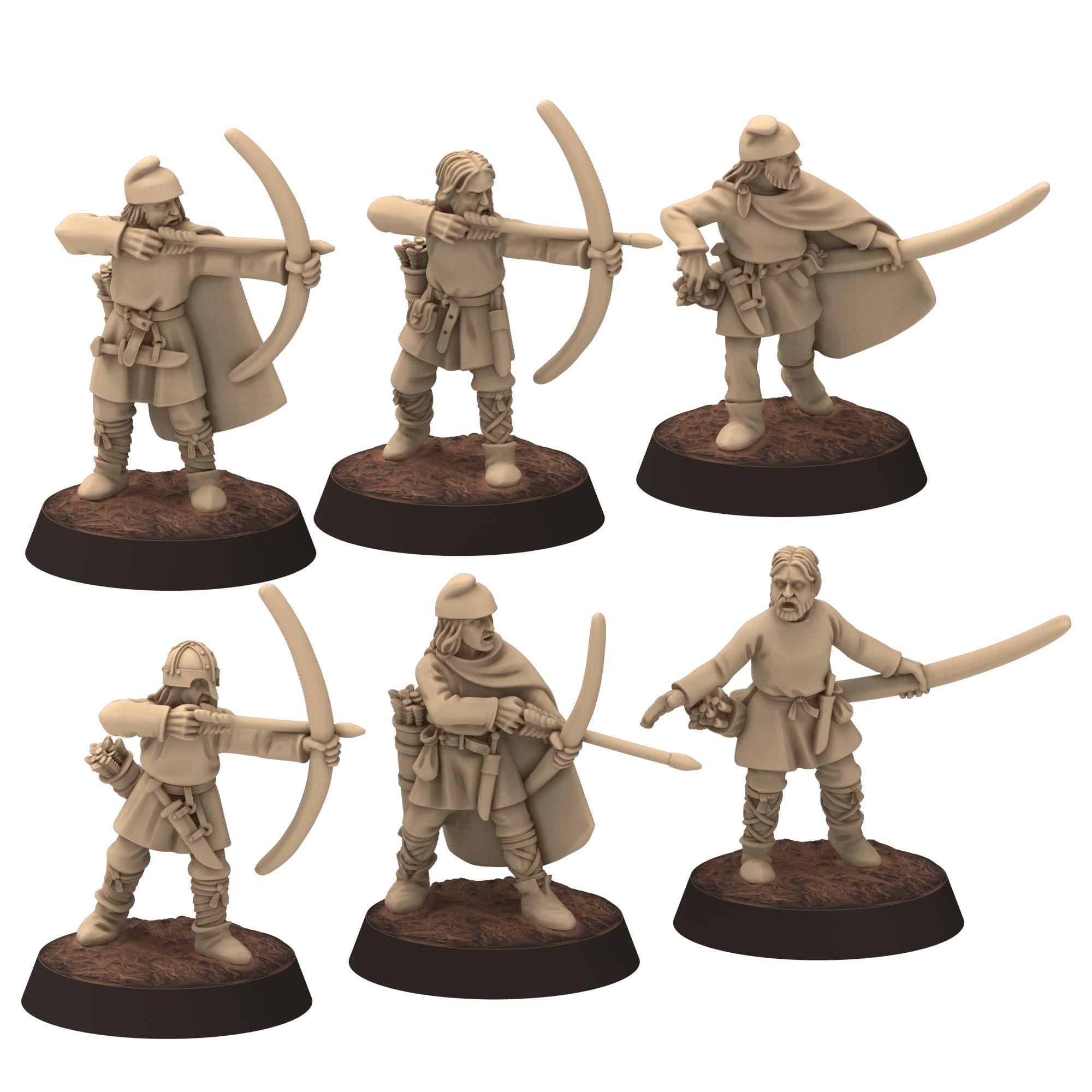 Dark ages - Saxons - Archers - Medbury miniature
