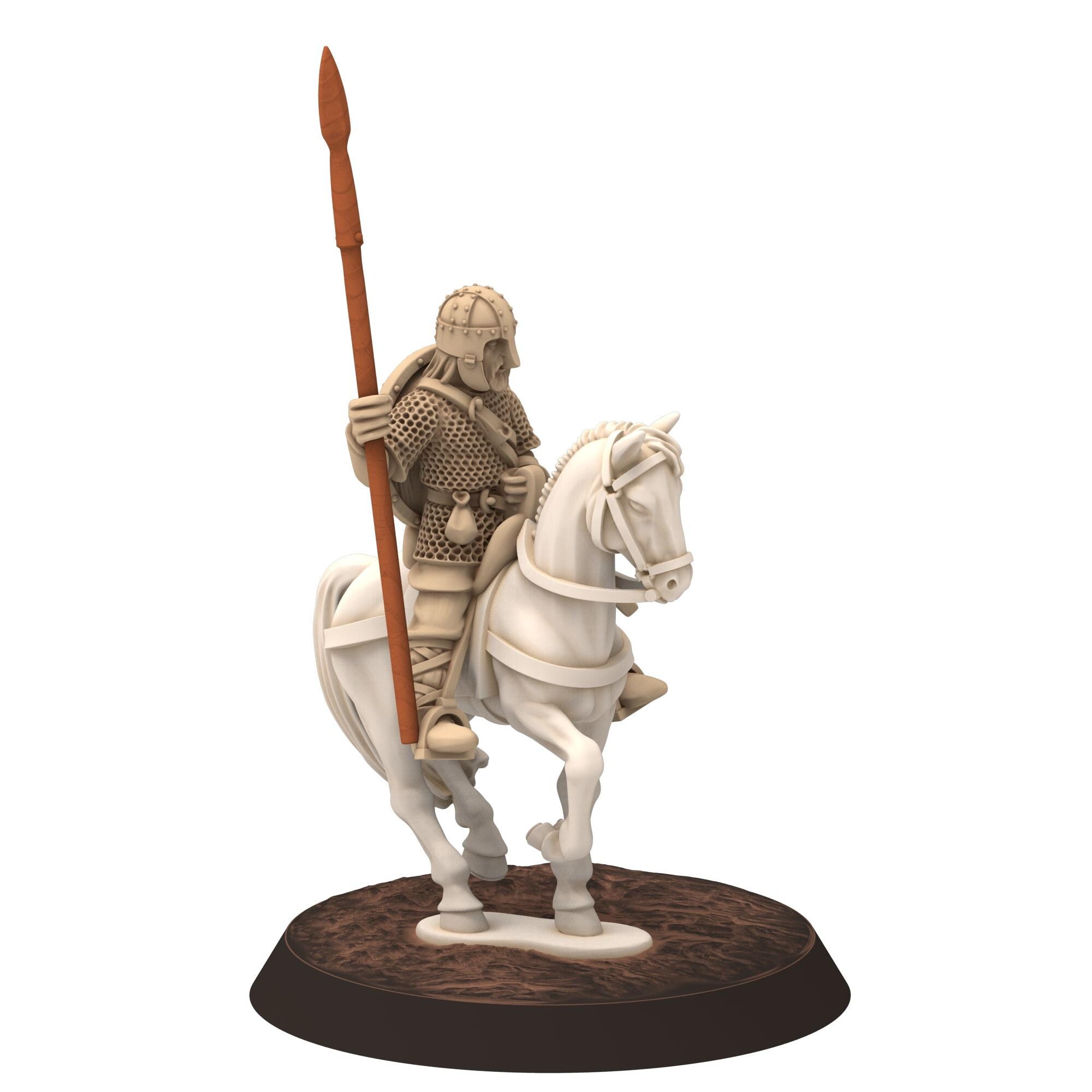Dark ages - Saxons - Amoured cavalry with Spears - Medbury miniature