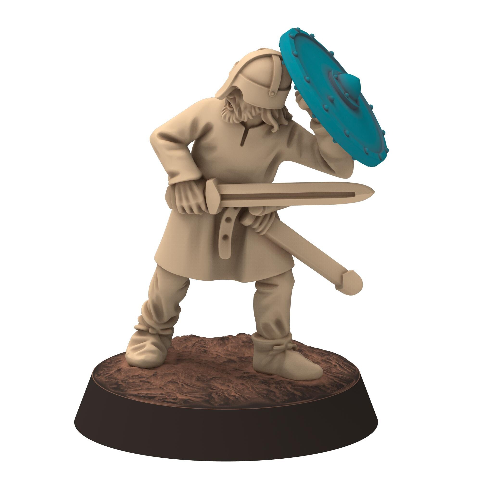 Dark ages - Saxons - Light armoured Warriors - Medbury miniature