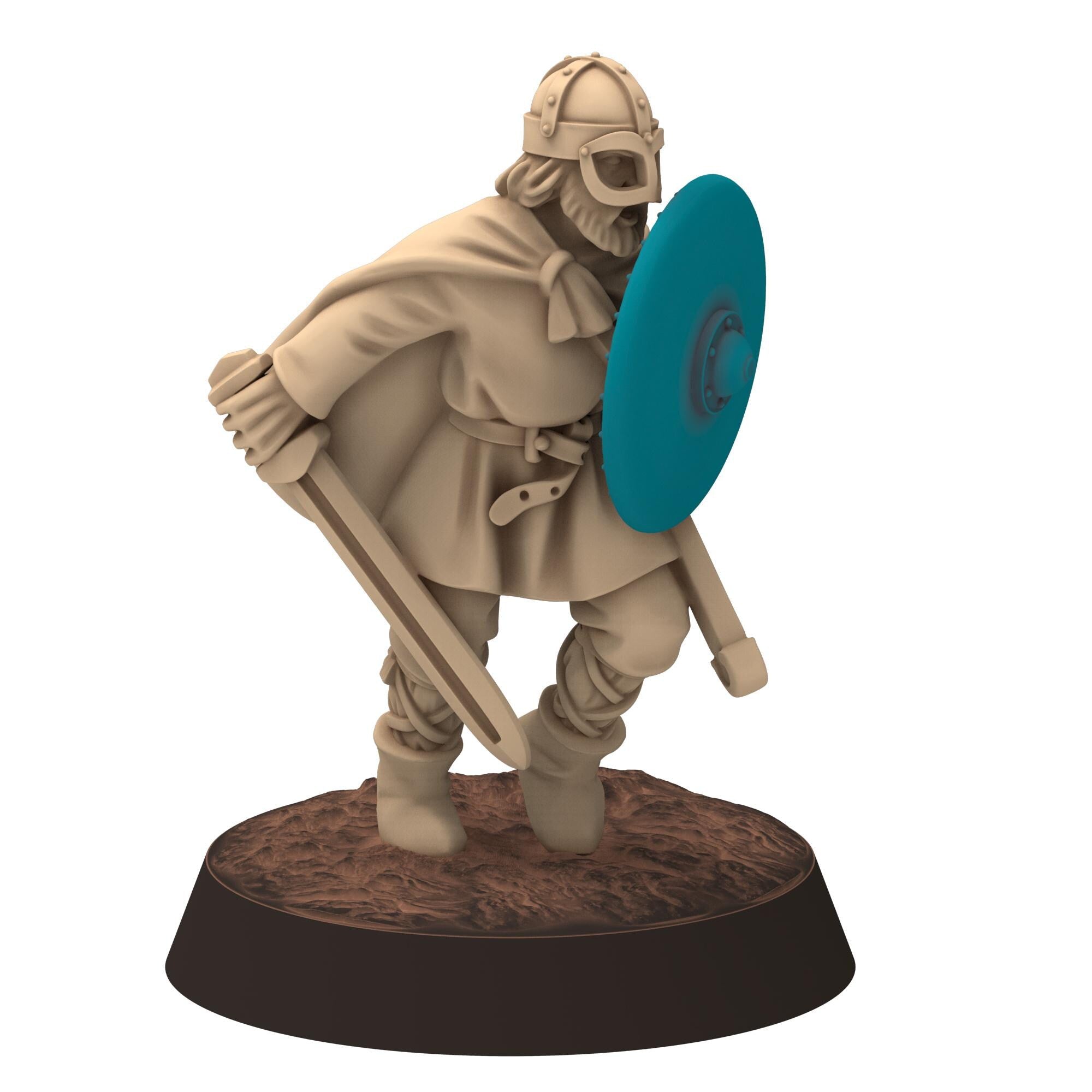 Dark ages - Saxons - Light armoured Warriors - Medbury miniature