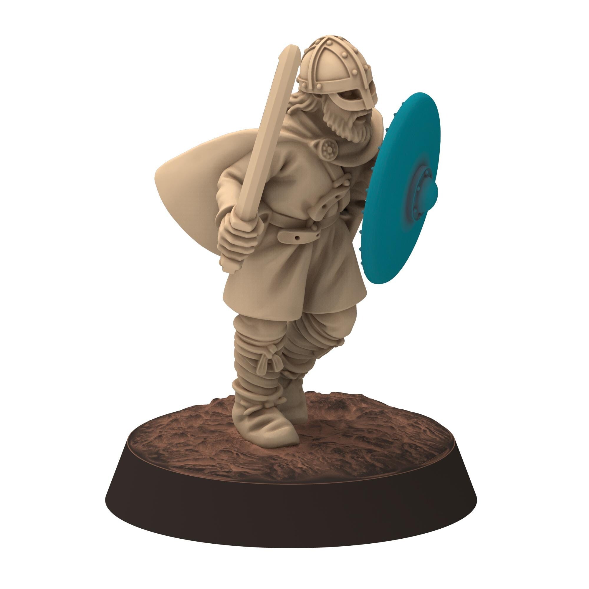 Dark ages - Saxons - Light armoured Warriors - Medbury miniature