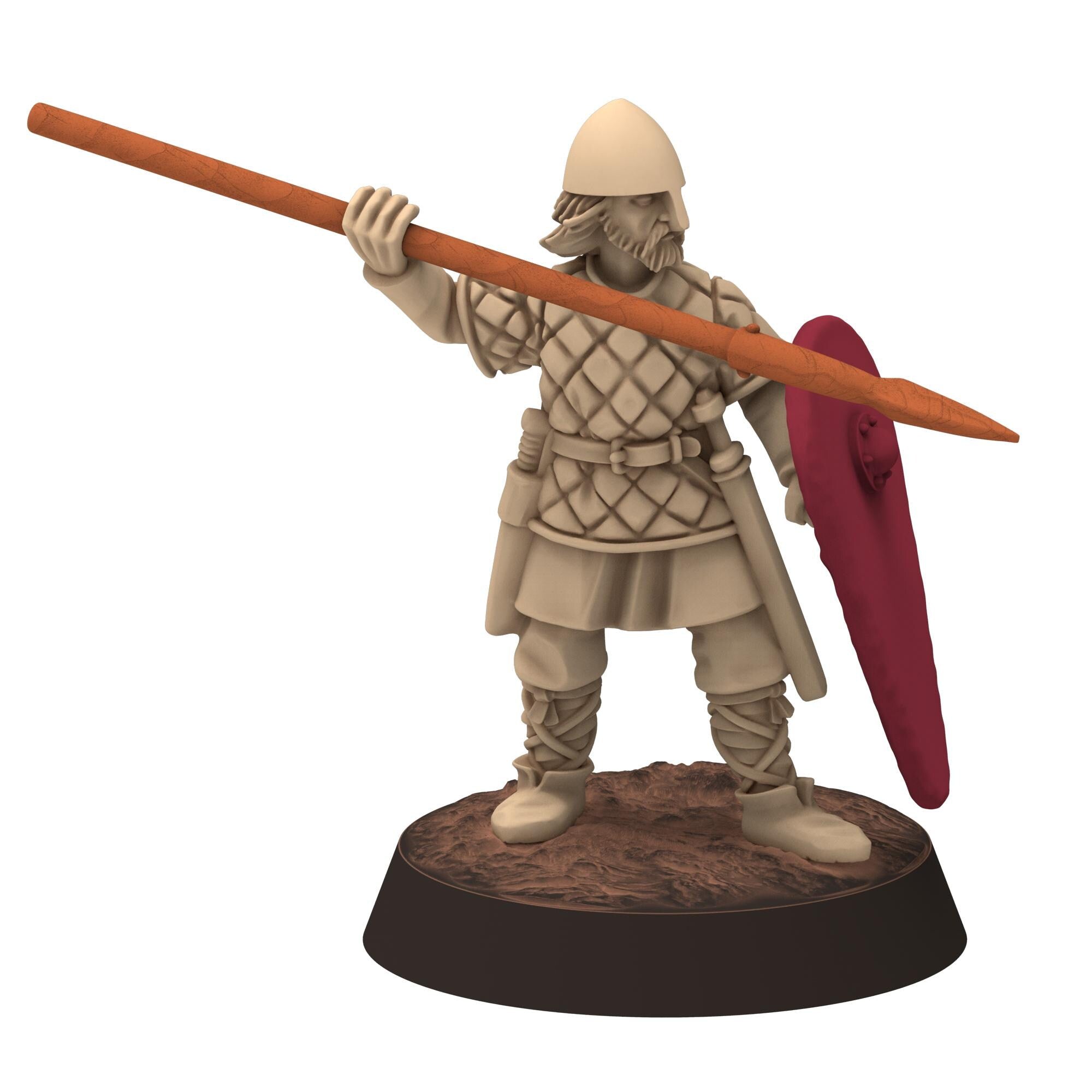 Dark ages - Dark ages - Warriors in padded armour - Medbury miniature