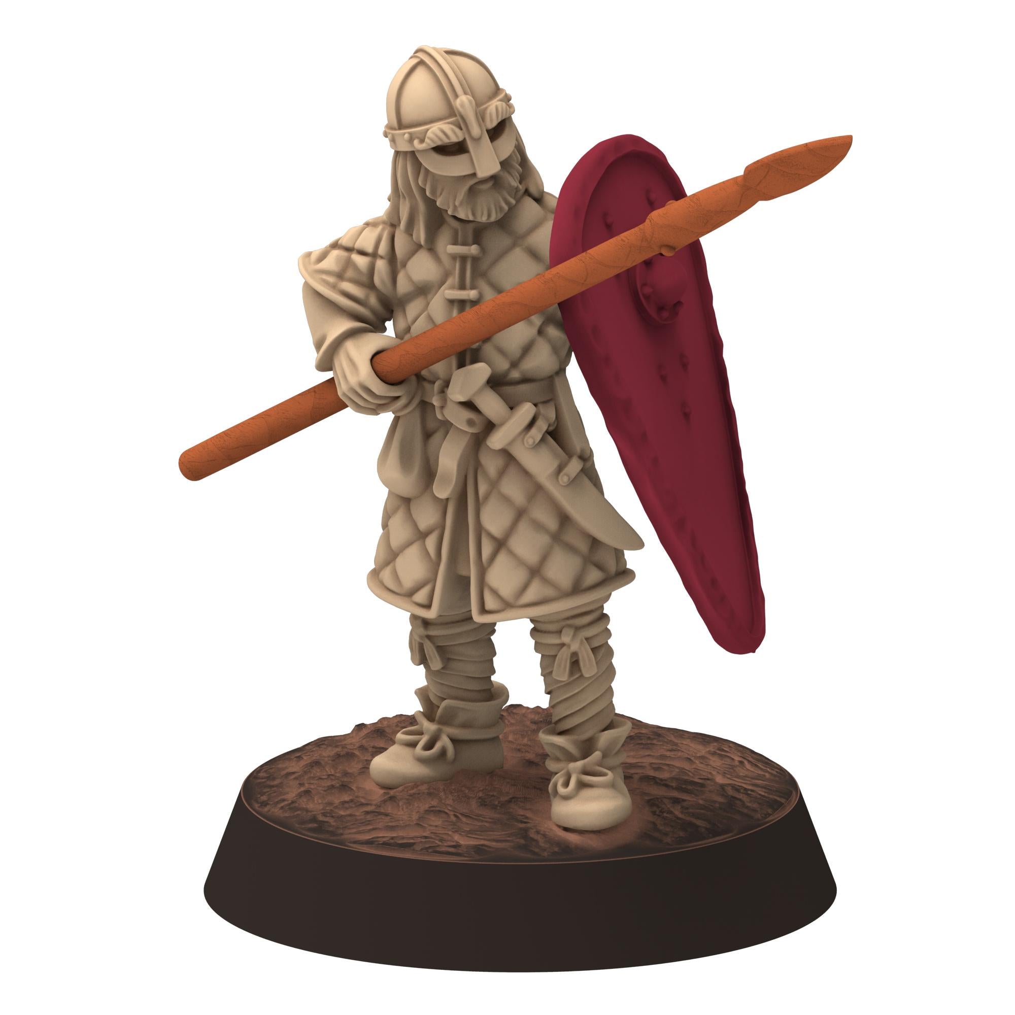 Dark ages - Dark ages - Warriors in padded armour - Medbury miniature