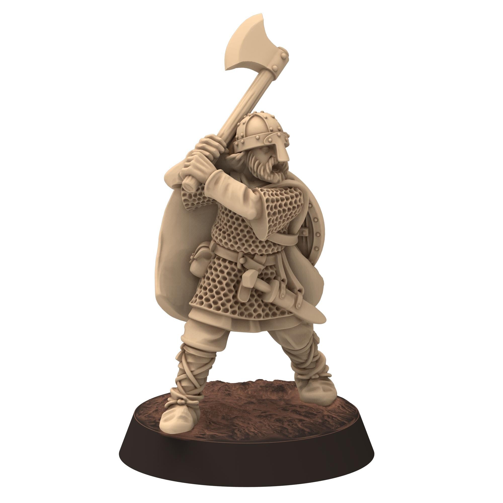 Dark ages - Huscarls Heavy Axes - Medbury miniature