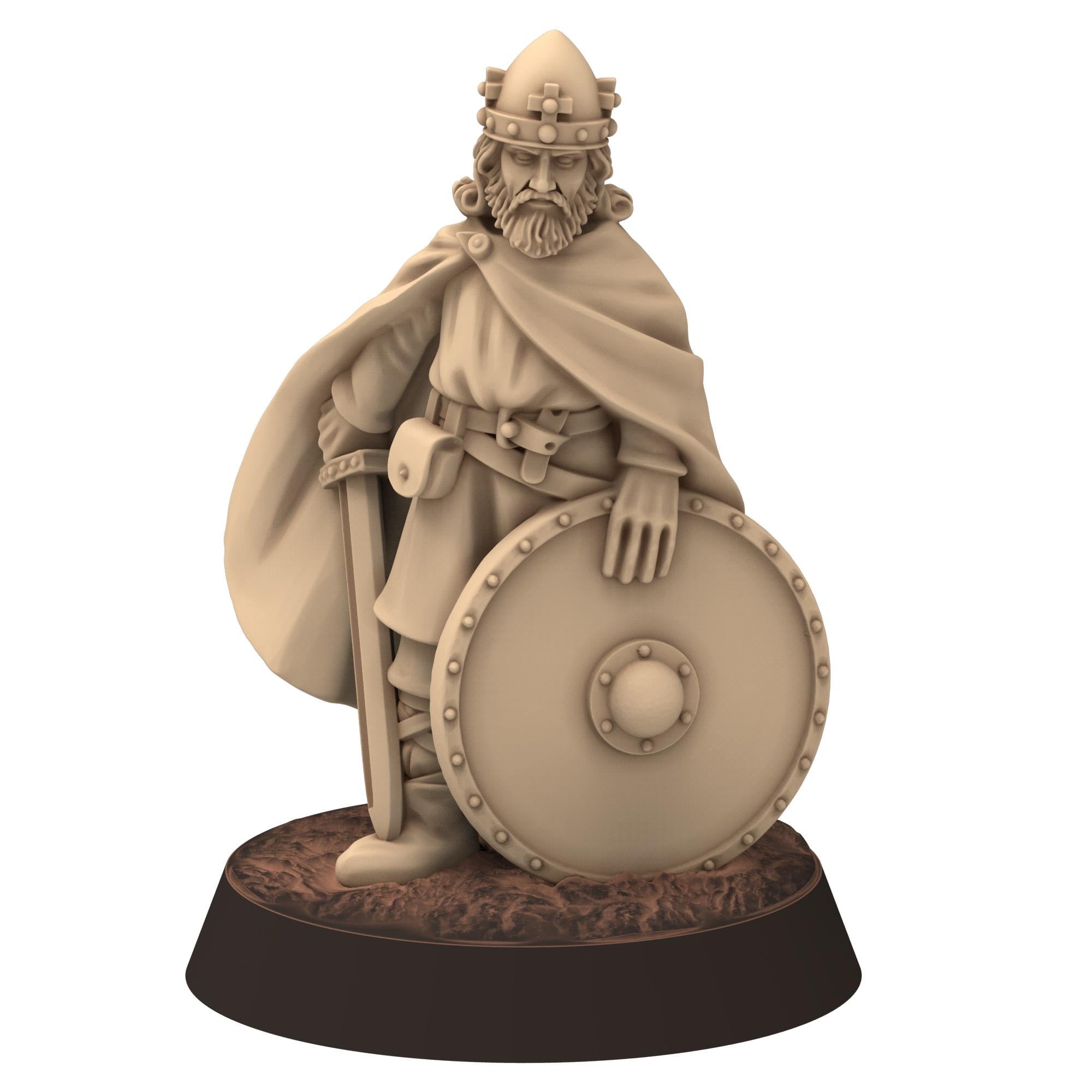 Dark ages - Saxons - King Alfred the Great - Medbury miniature