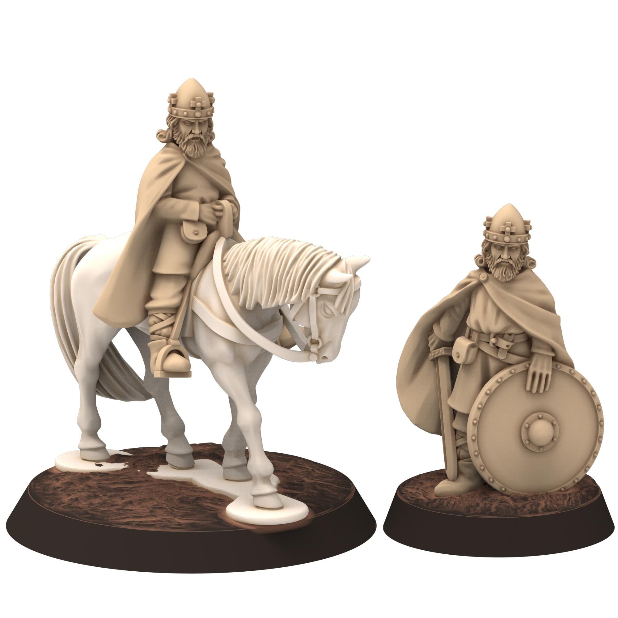 Dark ages - Saxons - Army Bundle of King Alfred the Great - Medbury miniature