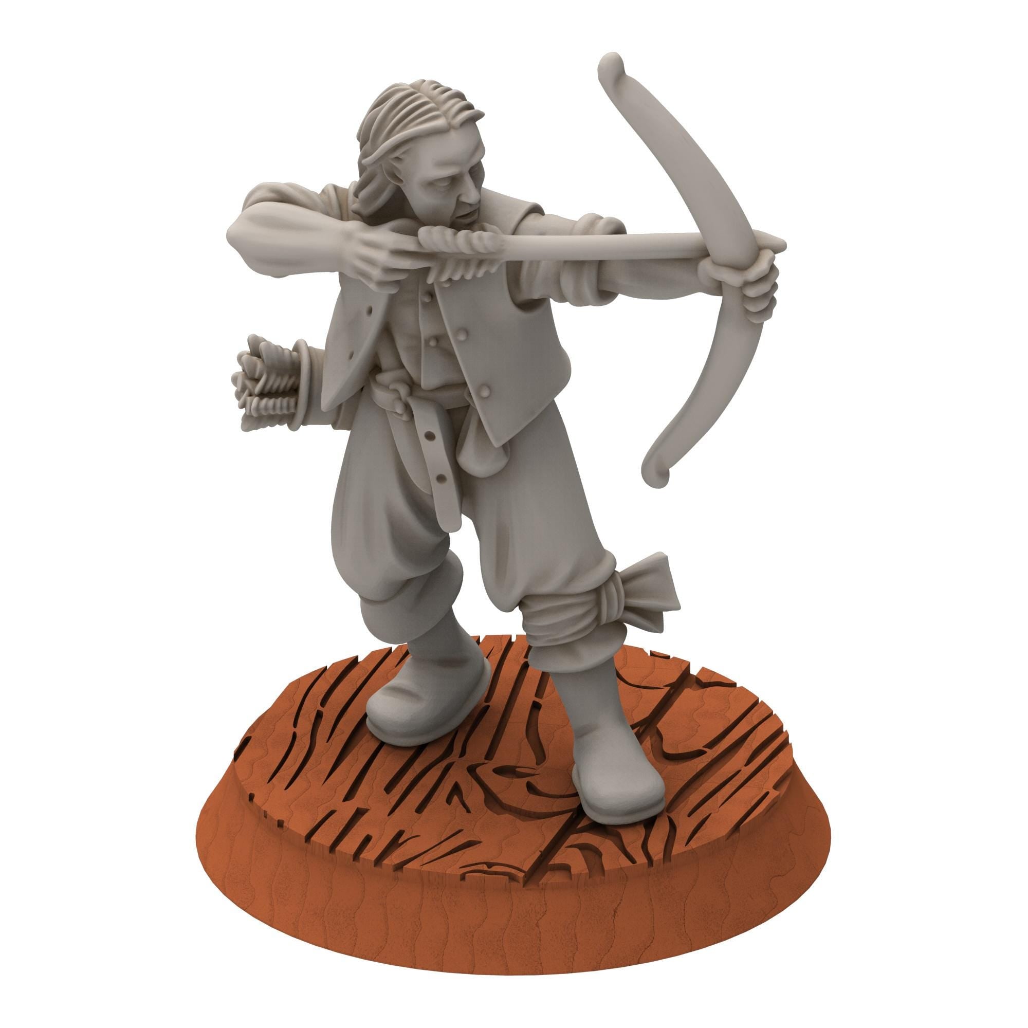 Corsairs - Pirates Archers - Draxis - Medbury miniatures