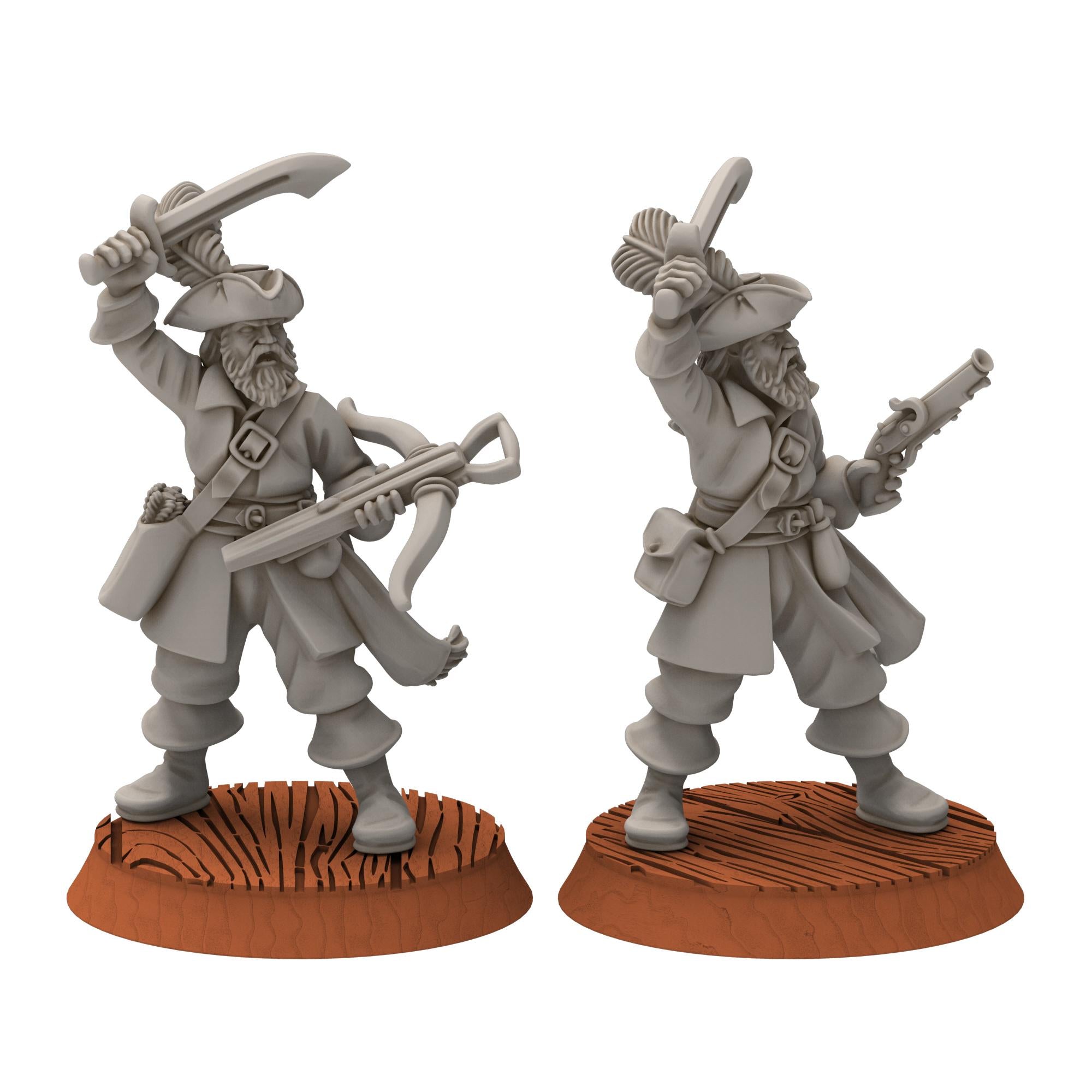 Corsairs - Pirates Captains - Draxis - Medbury miniatures