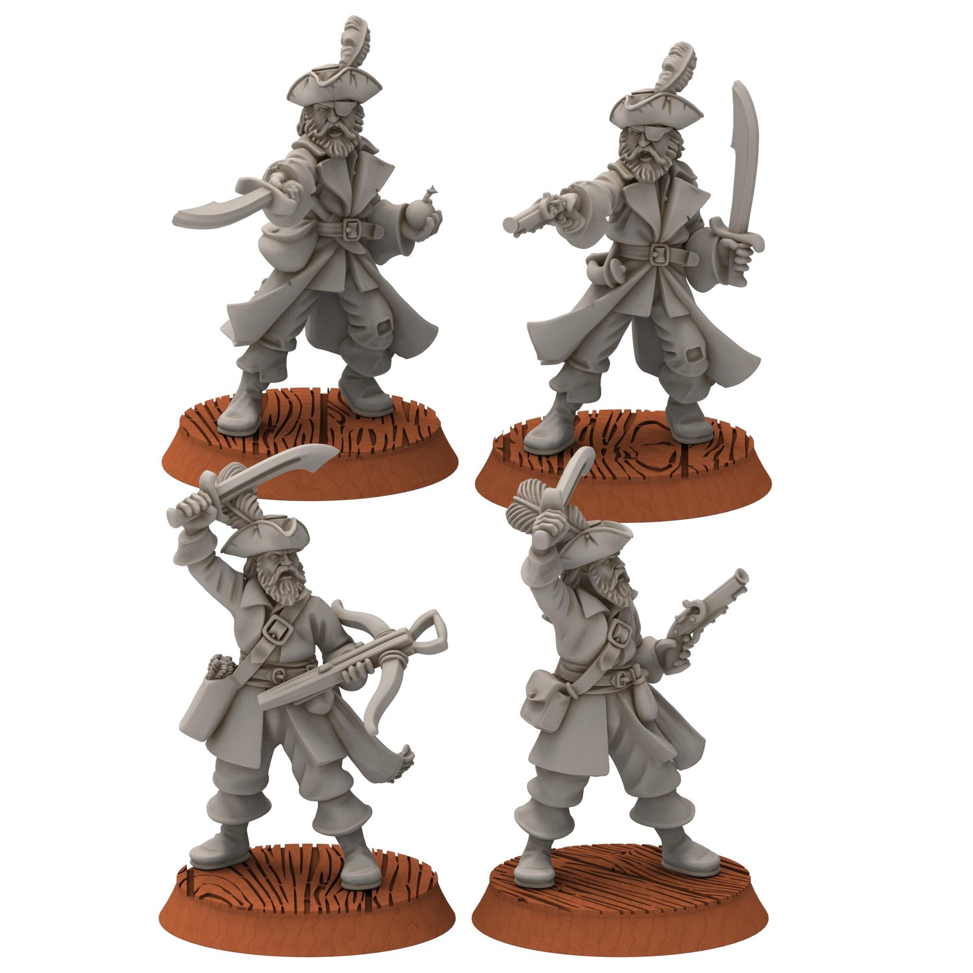 Corsairs - Pirates Captains - Draxis - Medbury miniatures