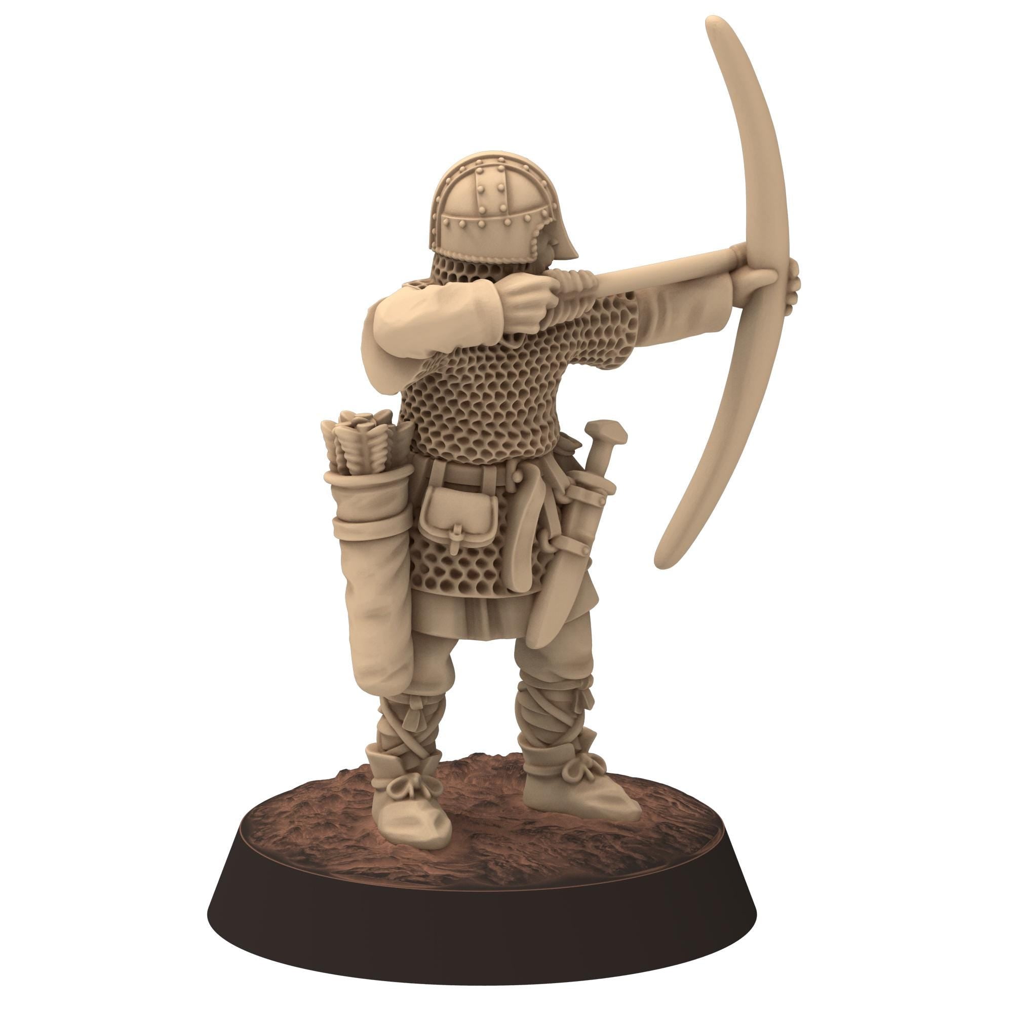 Dark ages - Saxons - Armoured Archers - Medbury miniature