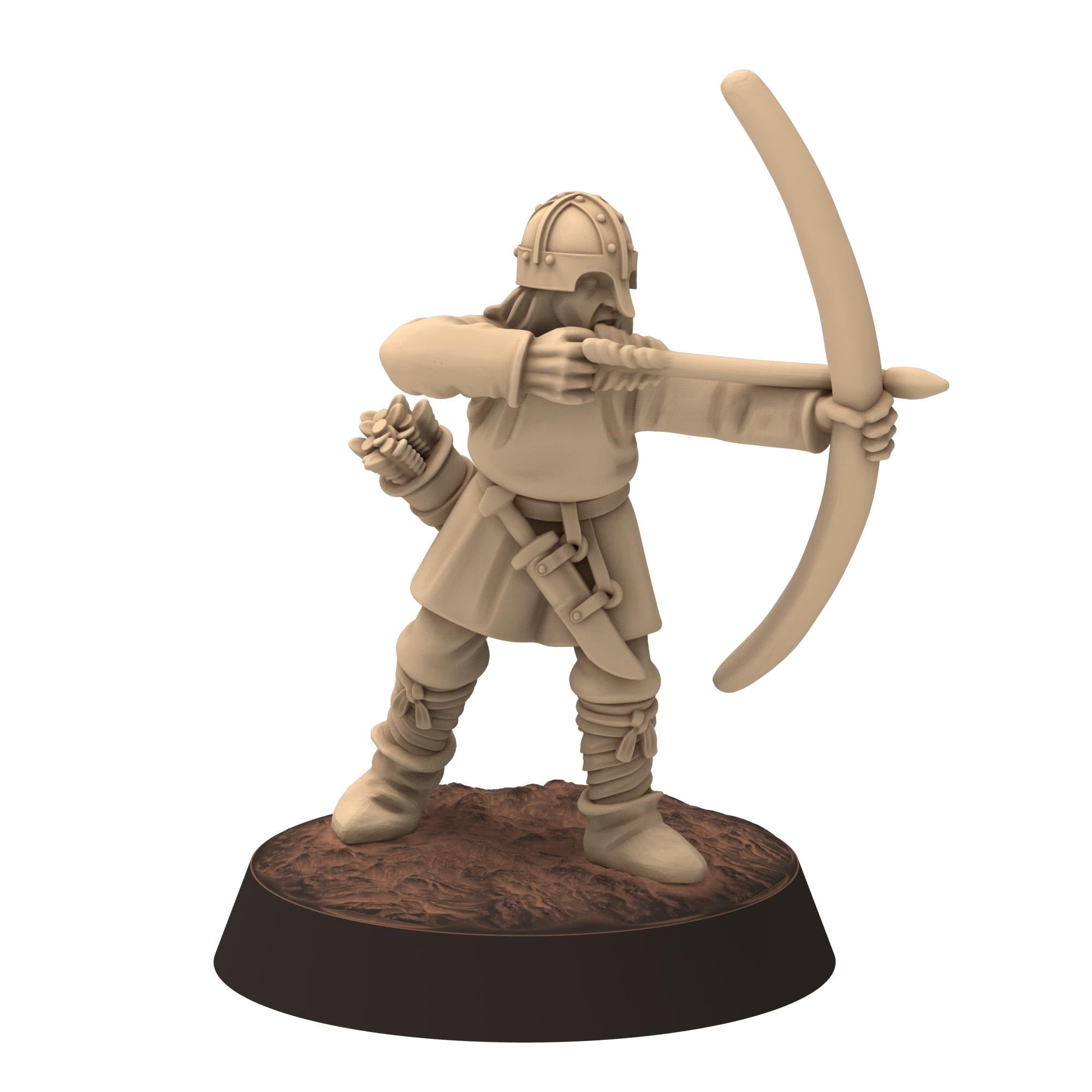 Dark ages - Saxons - Archers - Medbury miniature
