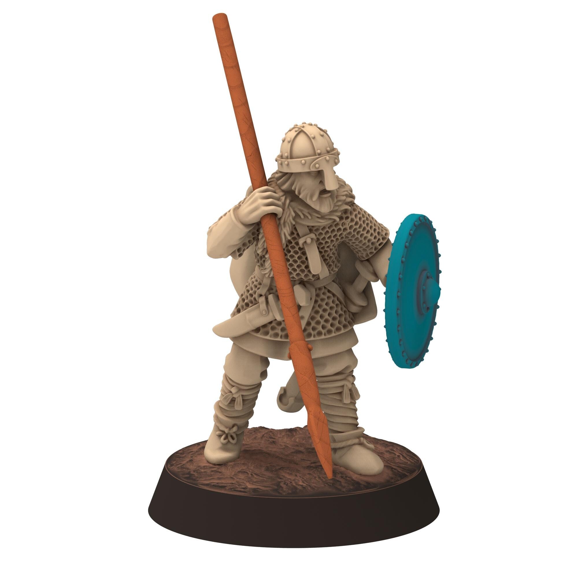 Dark ages - Saxons - Amoured Spearmen - Medbury miniature