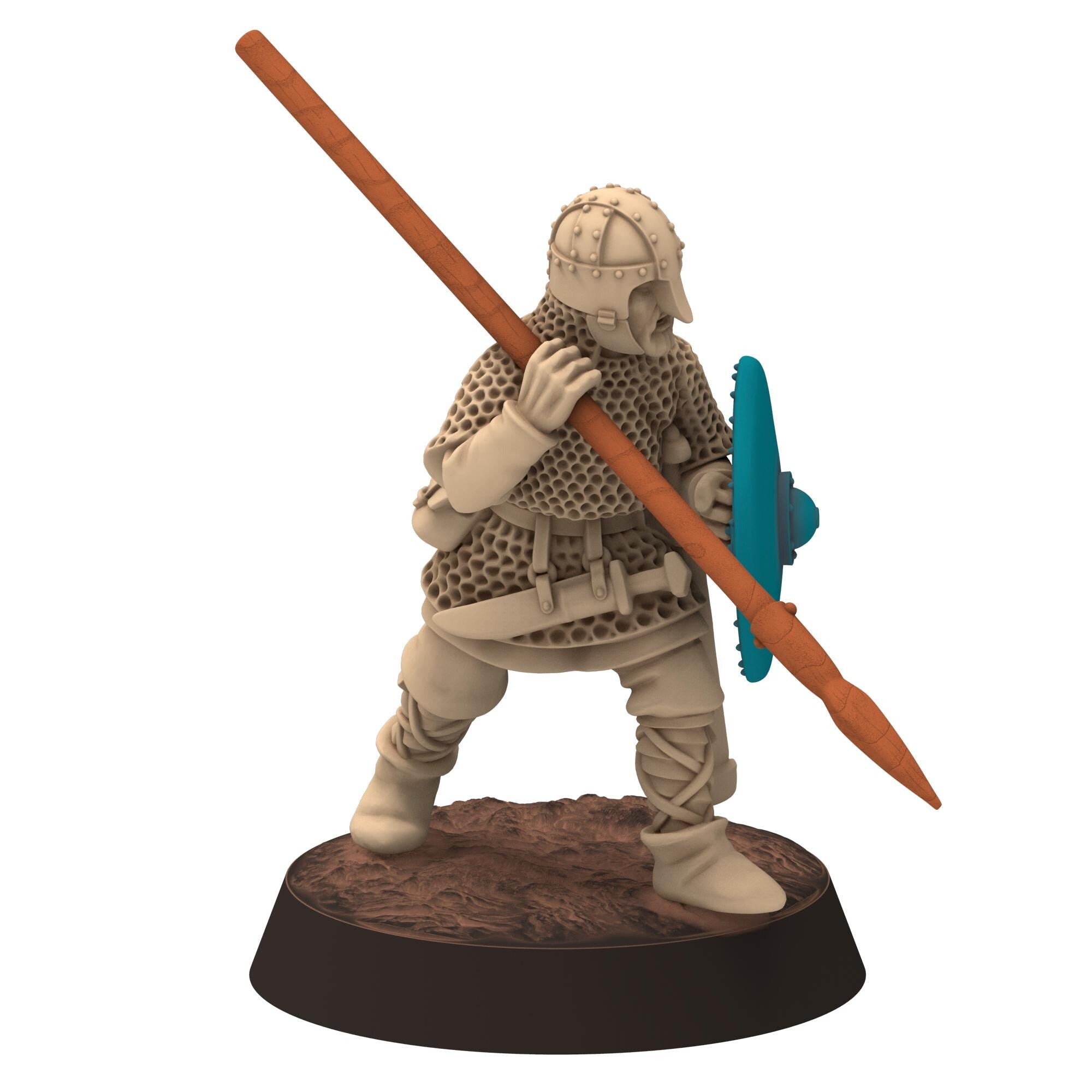 Dark ages - Saxons - Amoured Spearmen - Medbury miniature