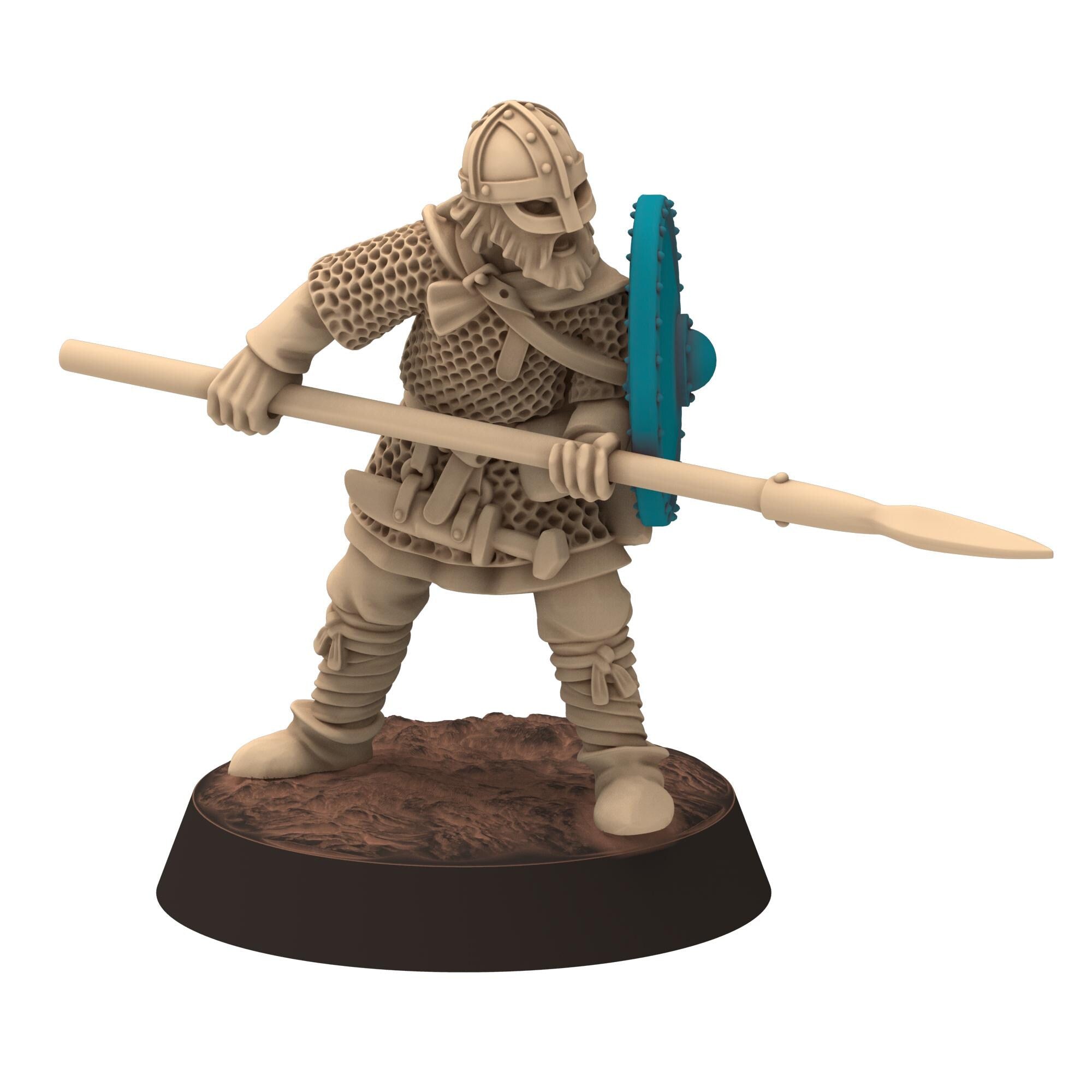 Dark ages - Saxons - Amoured Spearmen - Medbury miniature