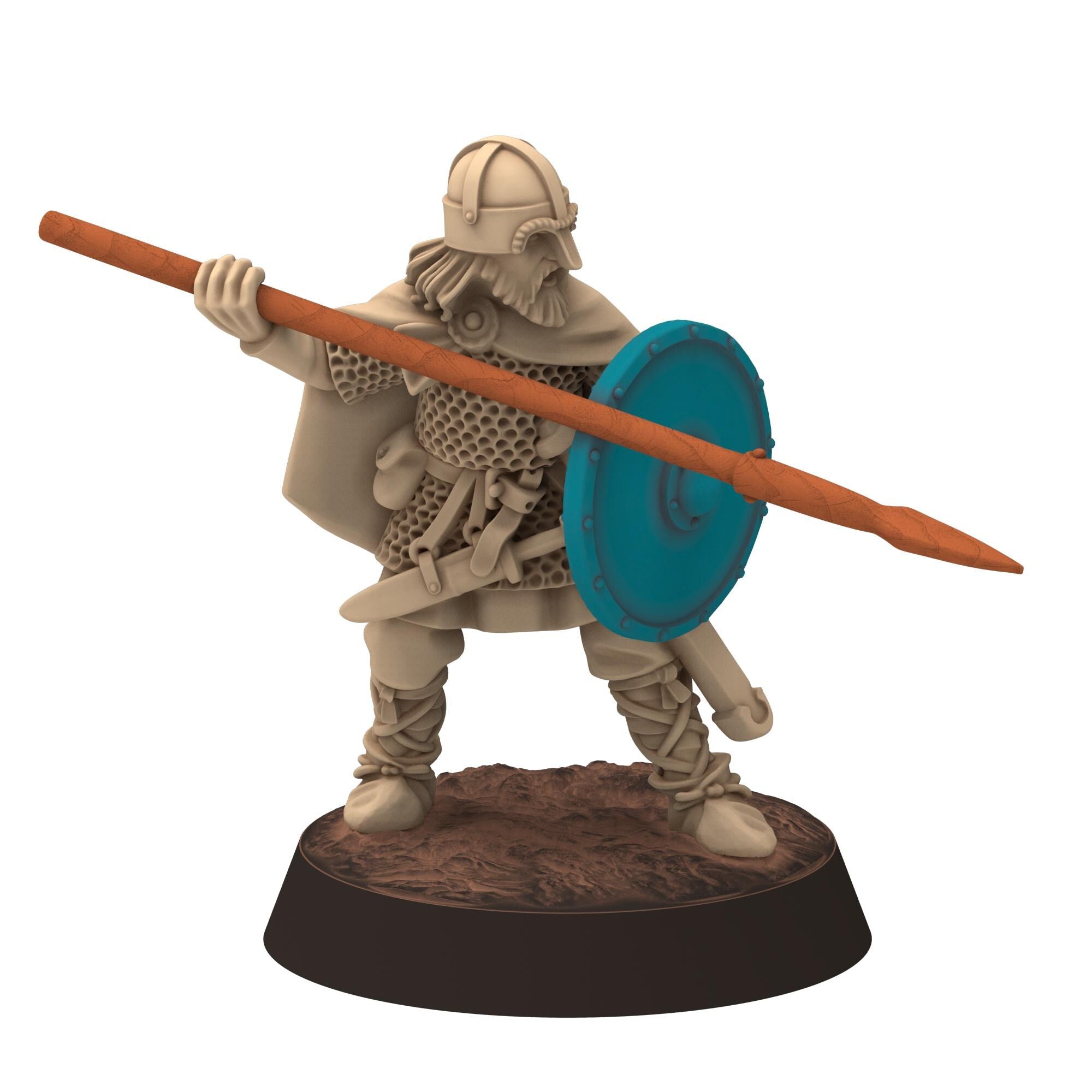 Dark ages - Saxons - Amoured Spearmen - Medbury miniature