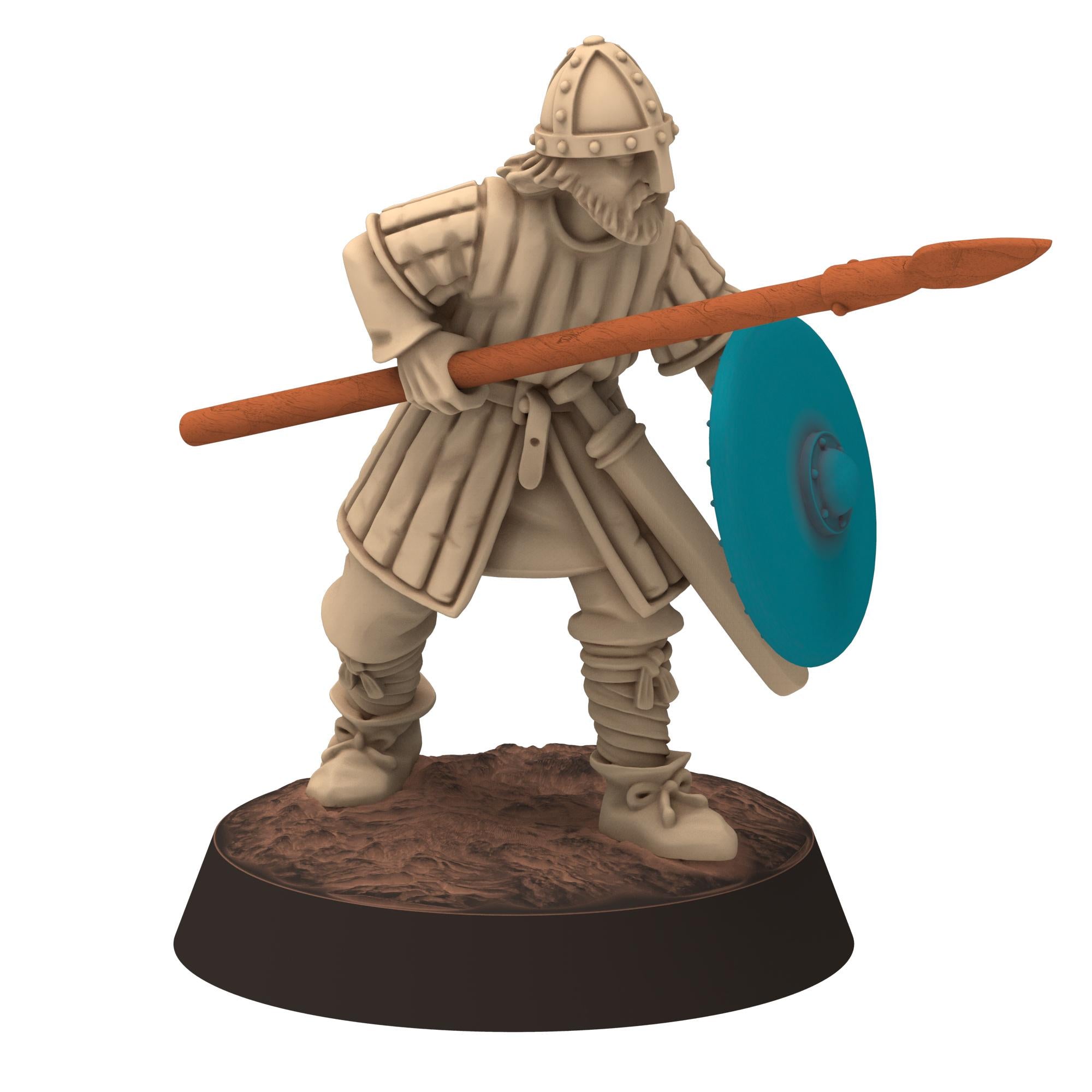 Dark ages - Dark ages - Warriors in padded armour - Medbury miniature