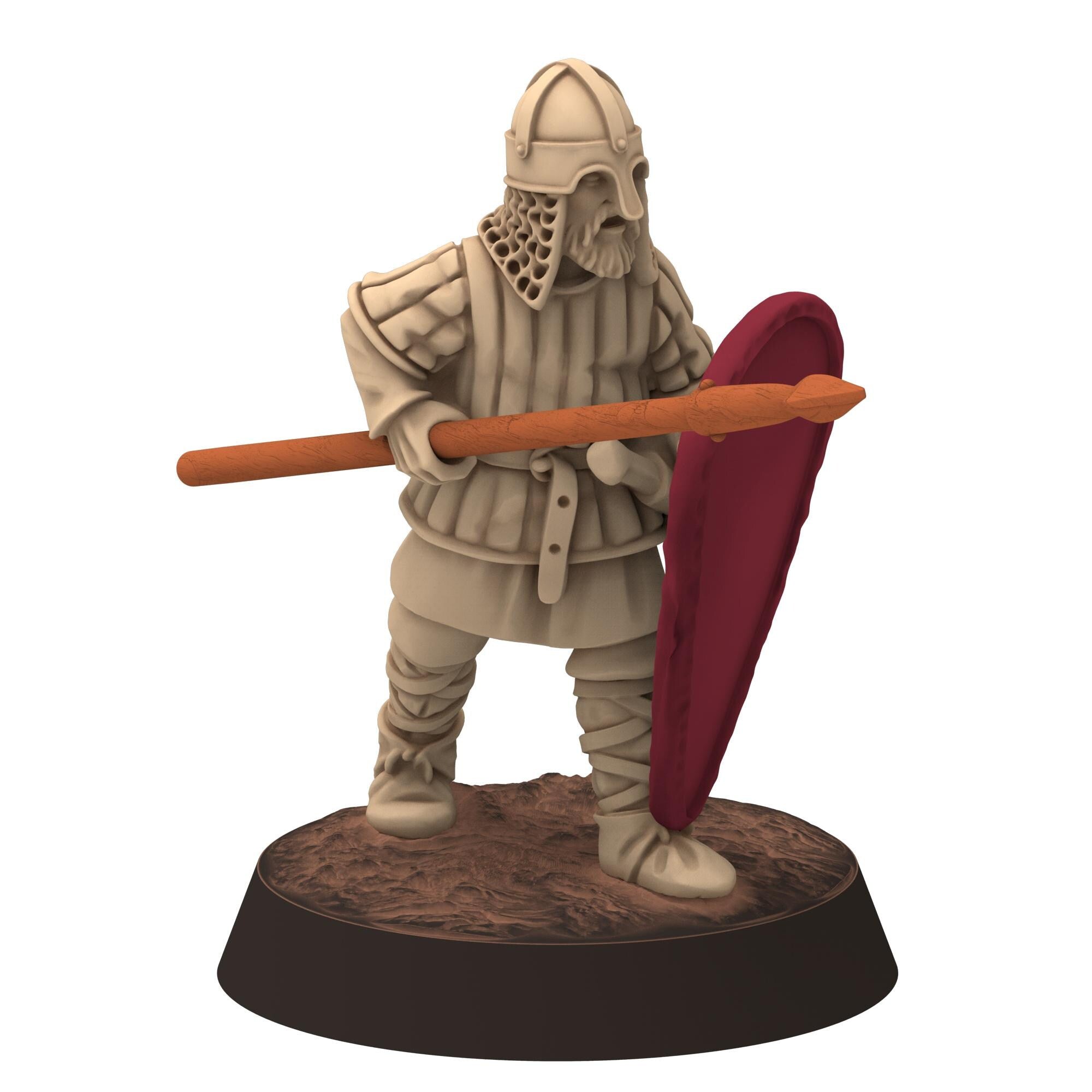 Dark ages - Dark ages - Warriors in padded armour - Medbury miniature