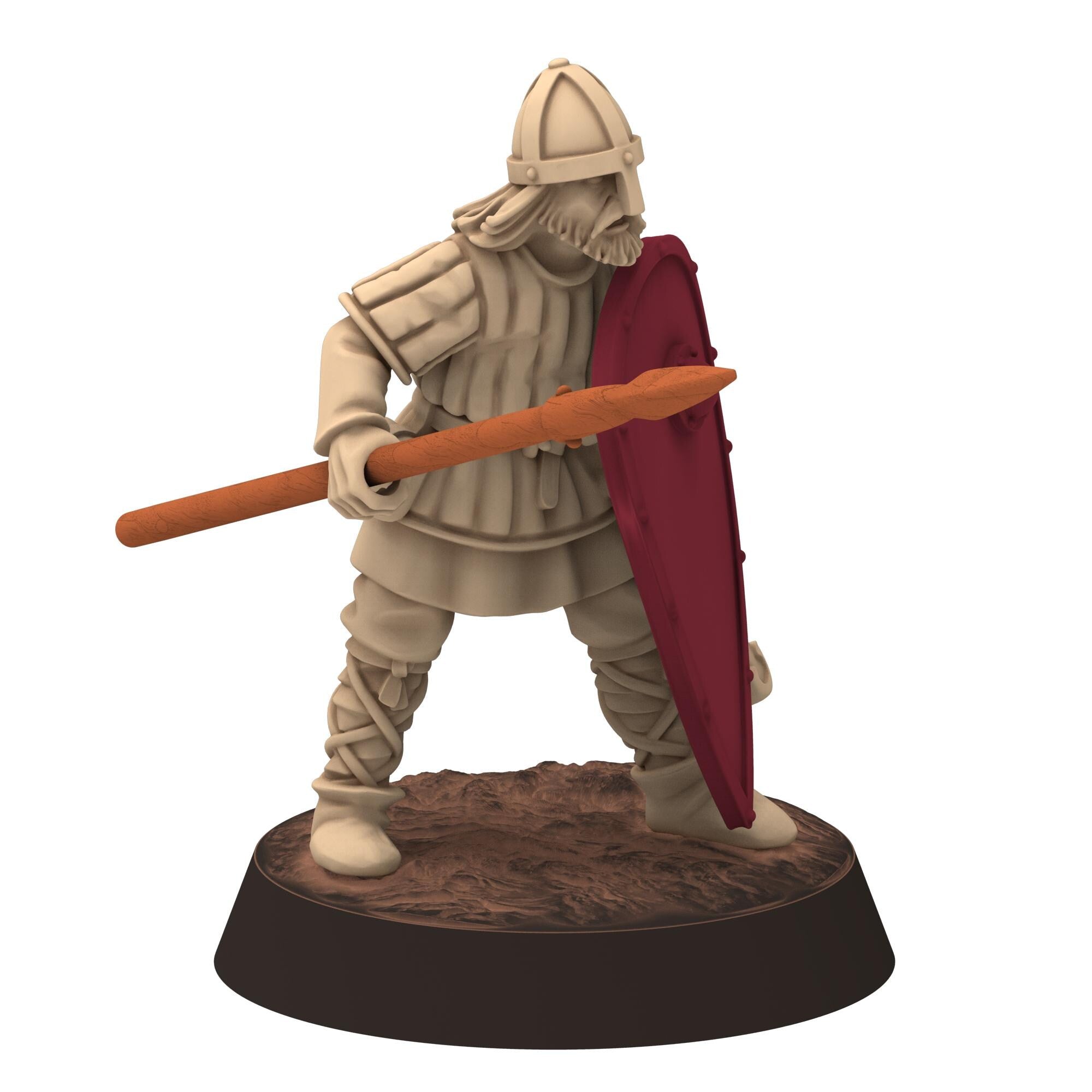 Dark ages - Dark ages - Warriors in padded armour - Medbury miniature