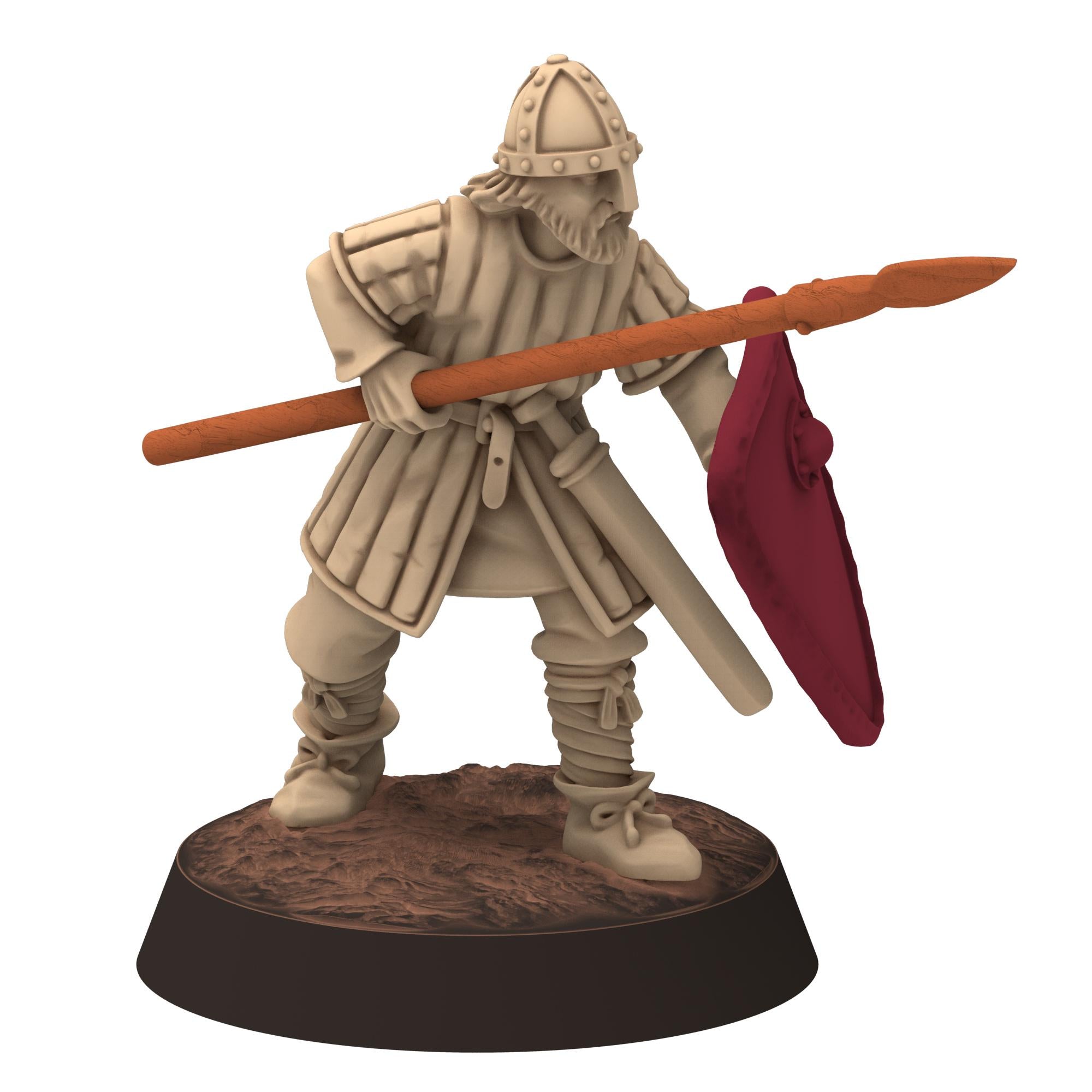 Dark ages - Dark ages - Warriors in padded armour - Medbury miniature