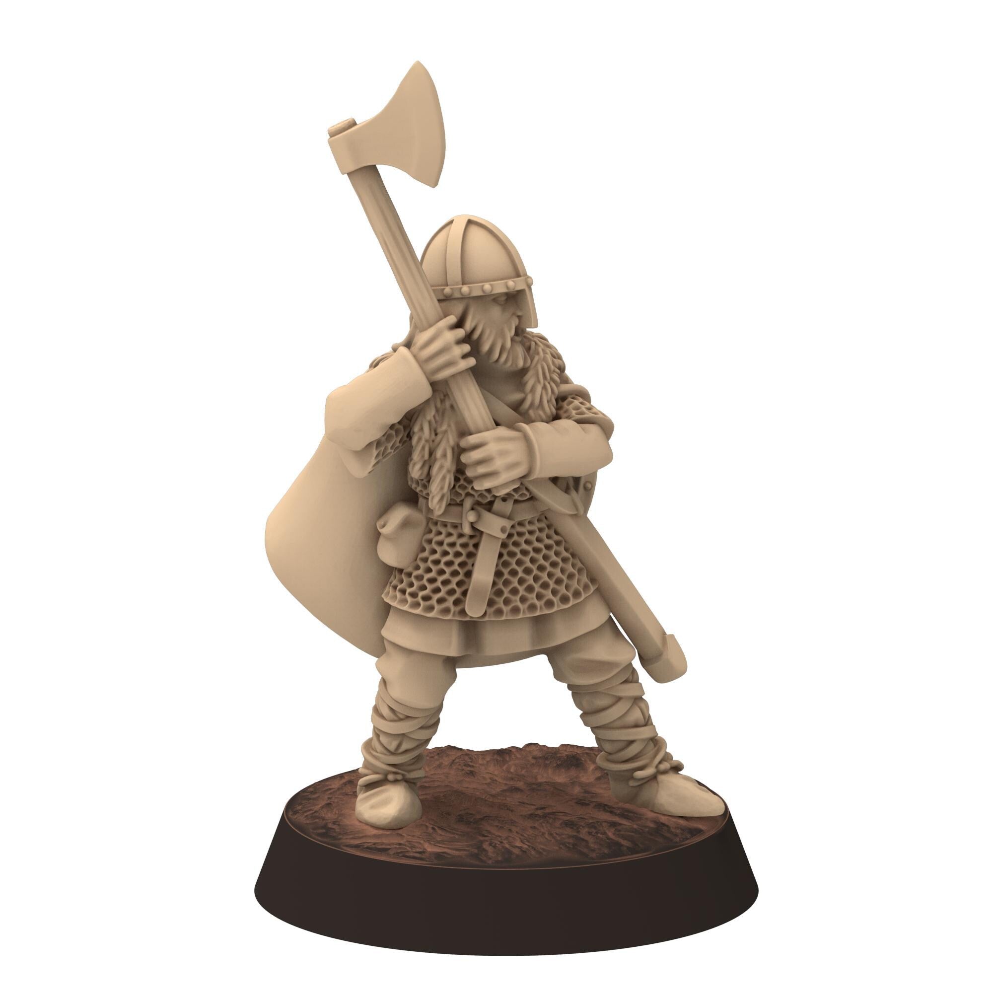 Dark ages - Huscarls Heavy Axes - Medbury miniature
