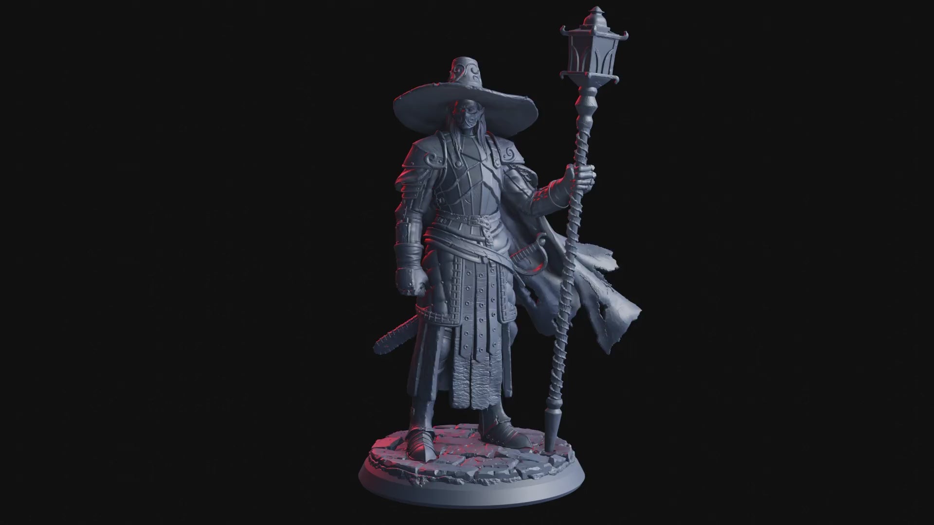 Nightmarish Parade - Vance, The Illusion Breaker - Flesh of Gods — Turntable render
