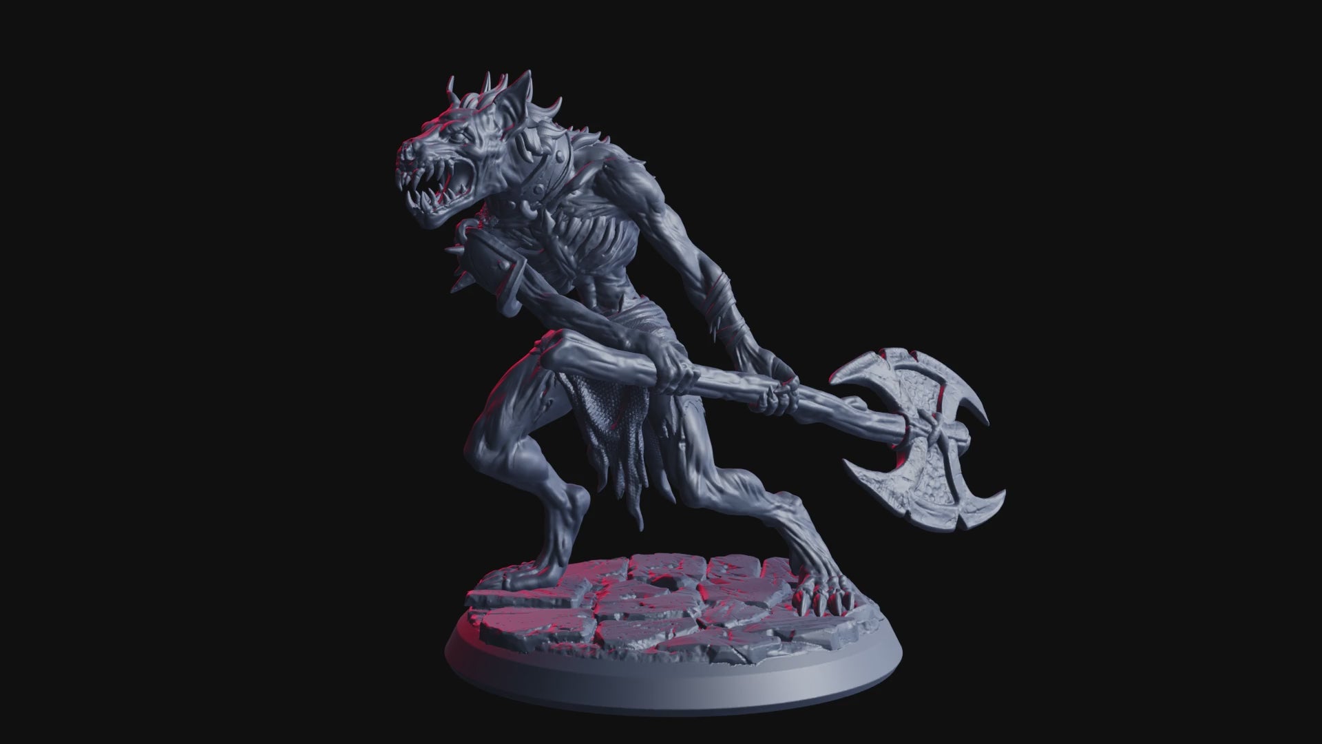 Gnoll Witherling 01 turntable