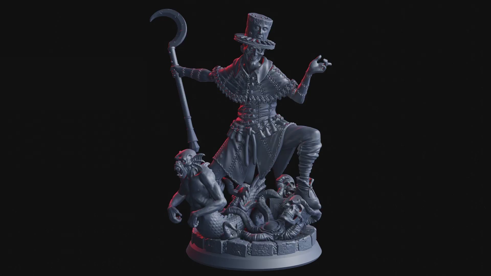 Nightmarish Parade - Keeper of Forbidden Wonders - Flesh of Gods — Turntable render