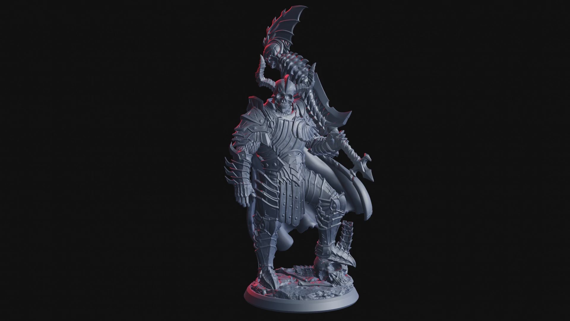 The City of Demons - Half-Demon Commander - Helmeted - Flesh of Gods — Turntable