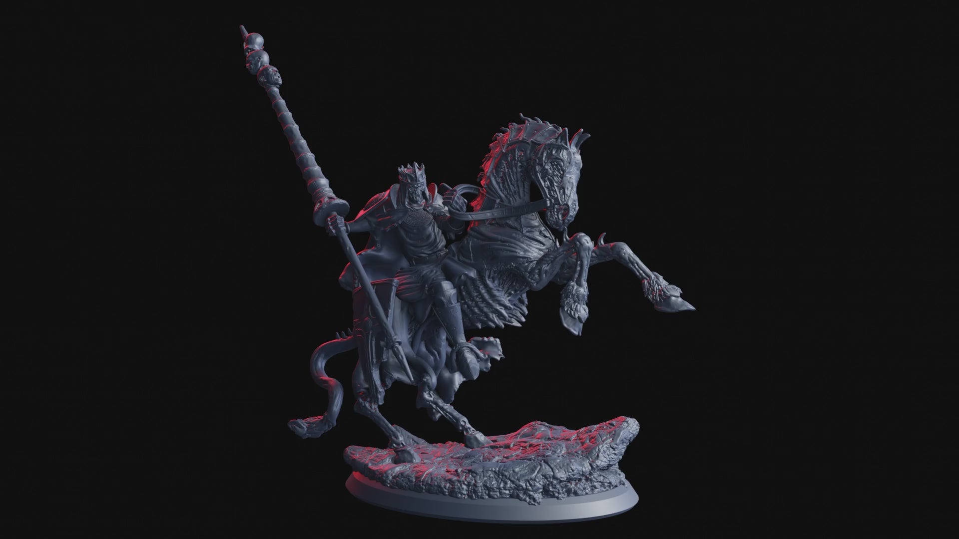 The Unholy Crusade - General of Famine - Mounted - Flesh of Gods — Turntable
