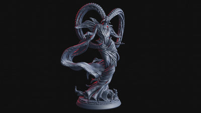 A Clash of Faith and Fate - Elhara, The One-Eyed Queen - Flesh of Gods — Turntable render