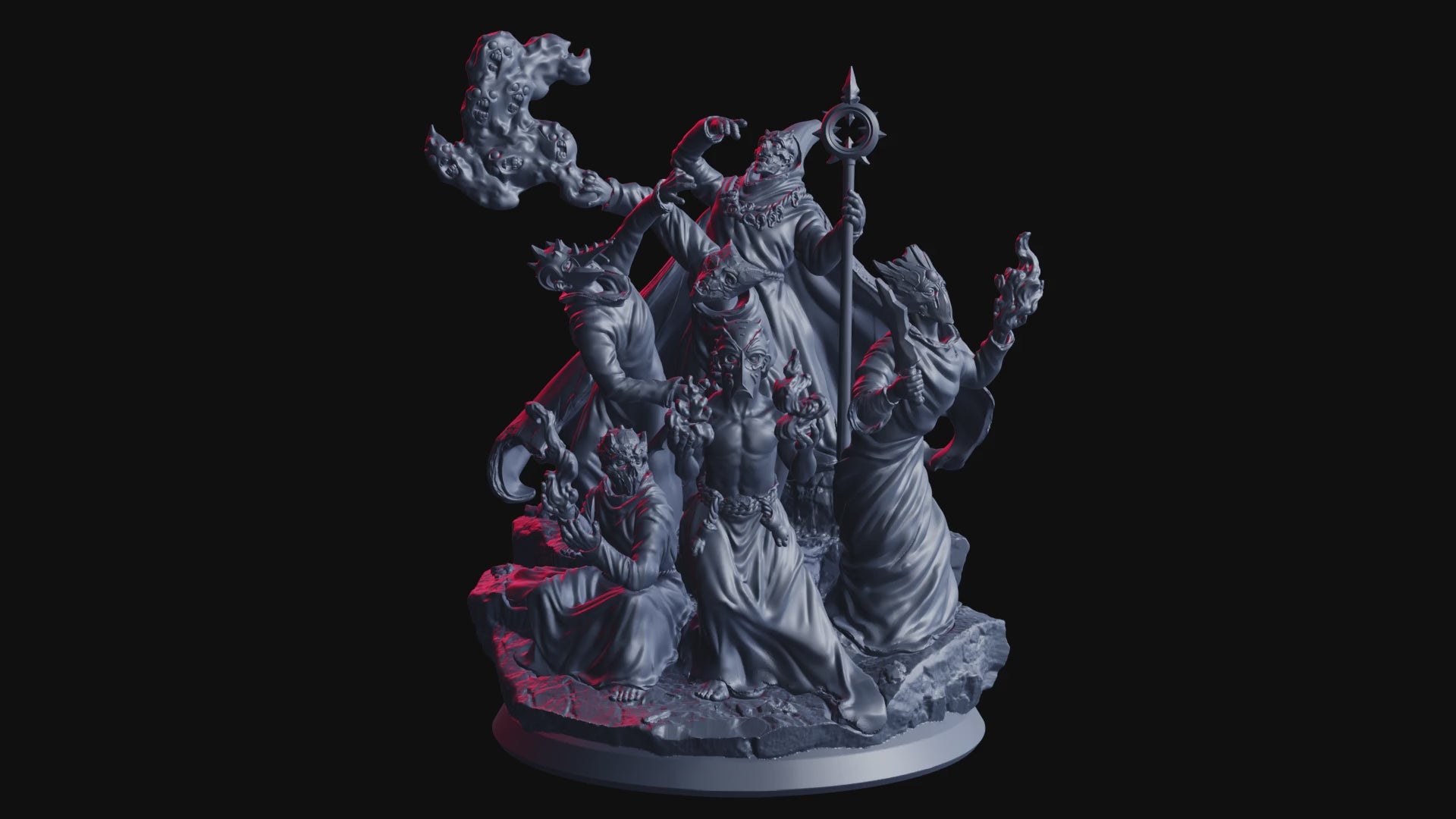 Swarm of Cultists — official Flesh of Gods turntable