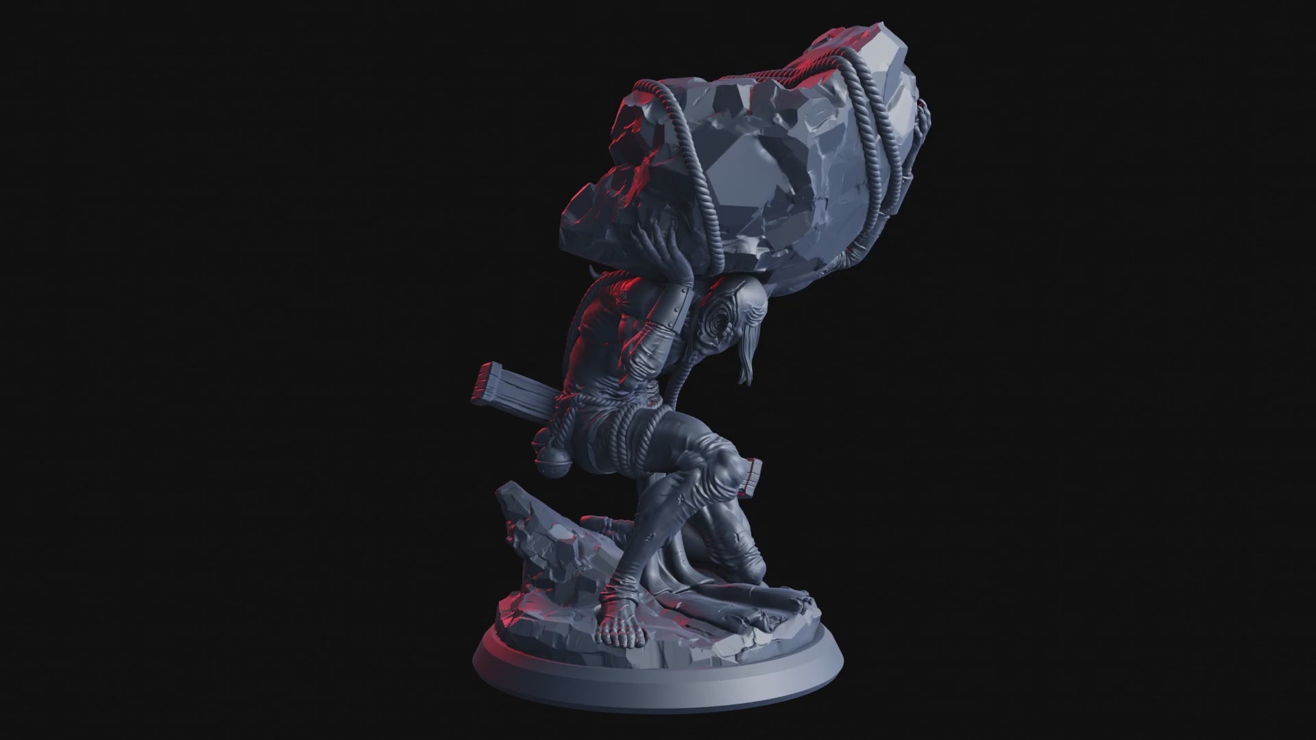 A Clash of Faith and Fate - The Penitent - Flesh of Gods — Turntable render
