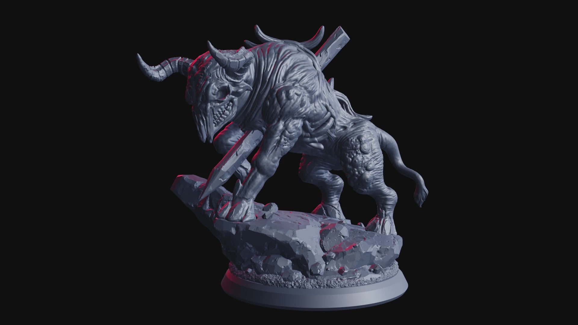 Bull Effigy turntable
