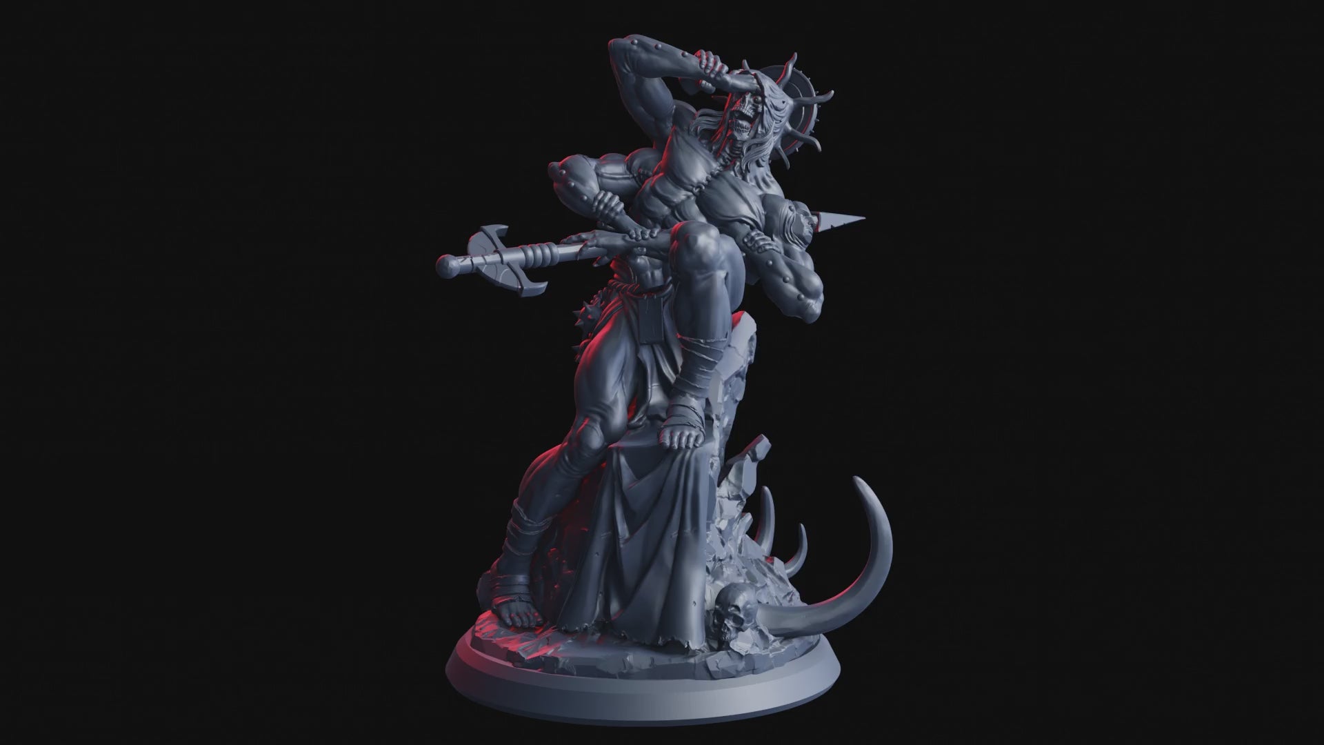 A Clash of Faith and Fate - The Dying Deity - Flesh of Gods — Turntable render