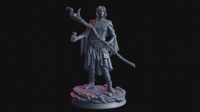 A Clash of Faith and Fate - Anna Santos, Apostate Animist - Flesh of Gods — Turntable render