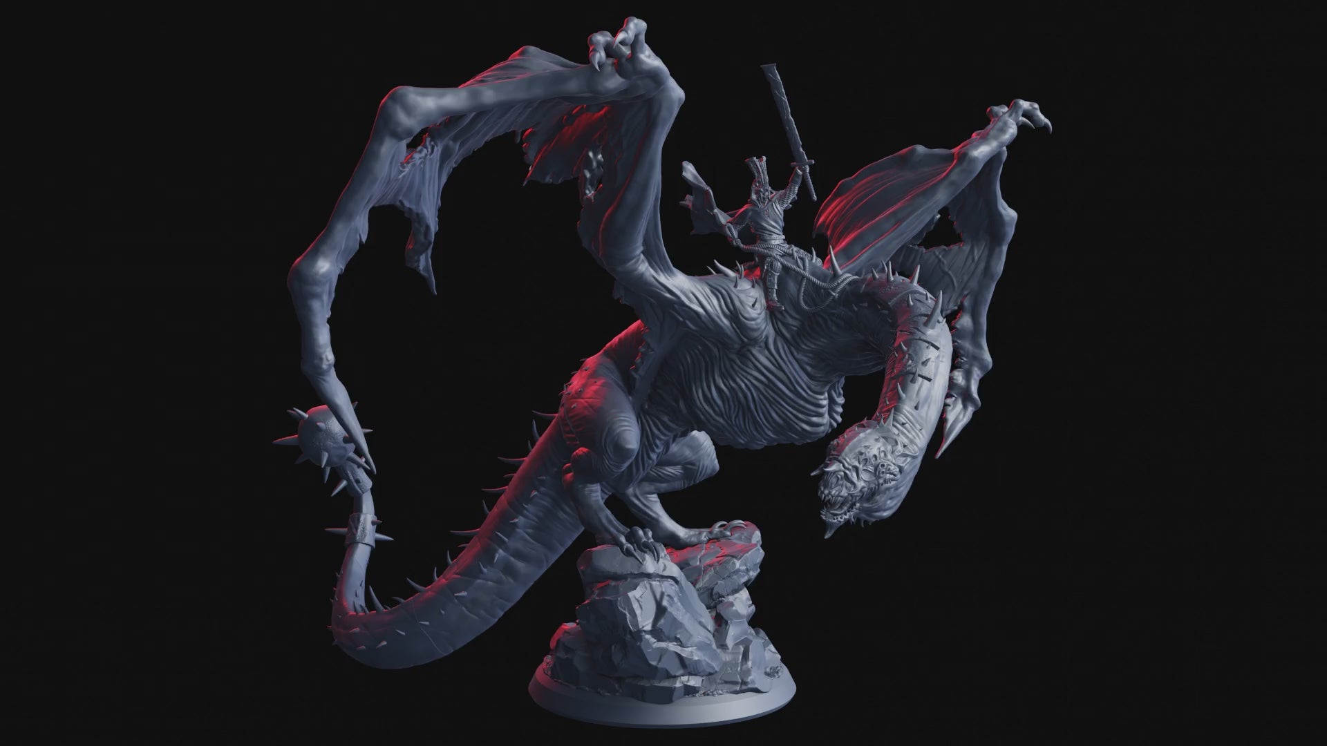 The Unholy Crusade - General of War - Mounted - Flesh of Gods — Turntable