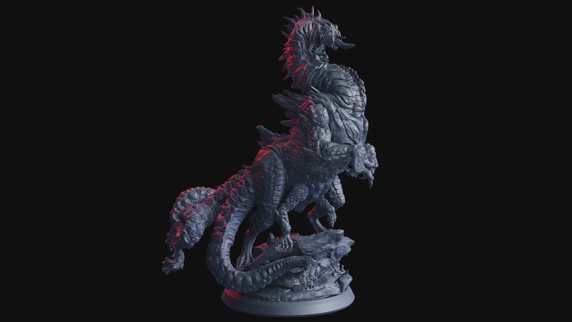 Nightmarish Parade - Freak Drake - Flesh of Gods — Turntable render