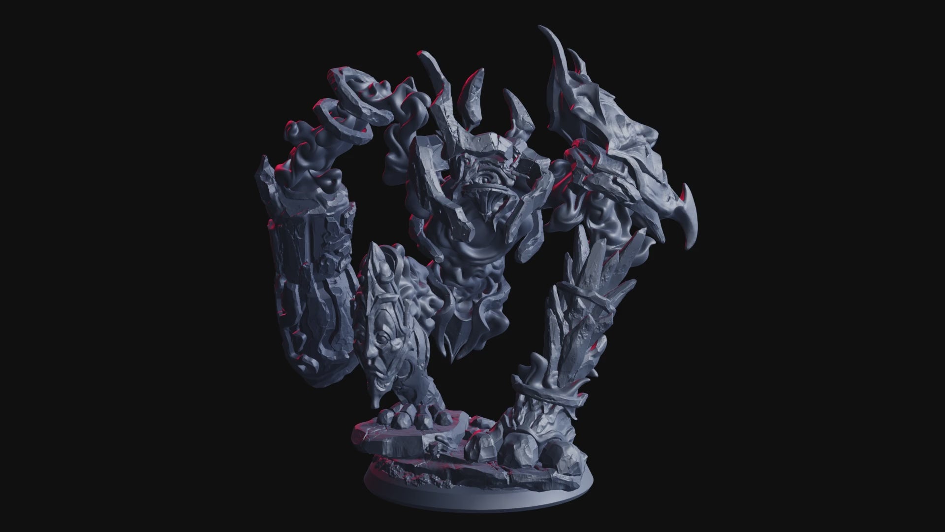 Fractured Golem turntable